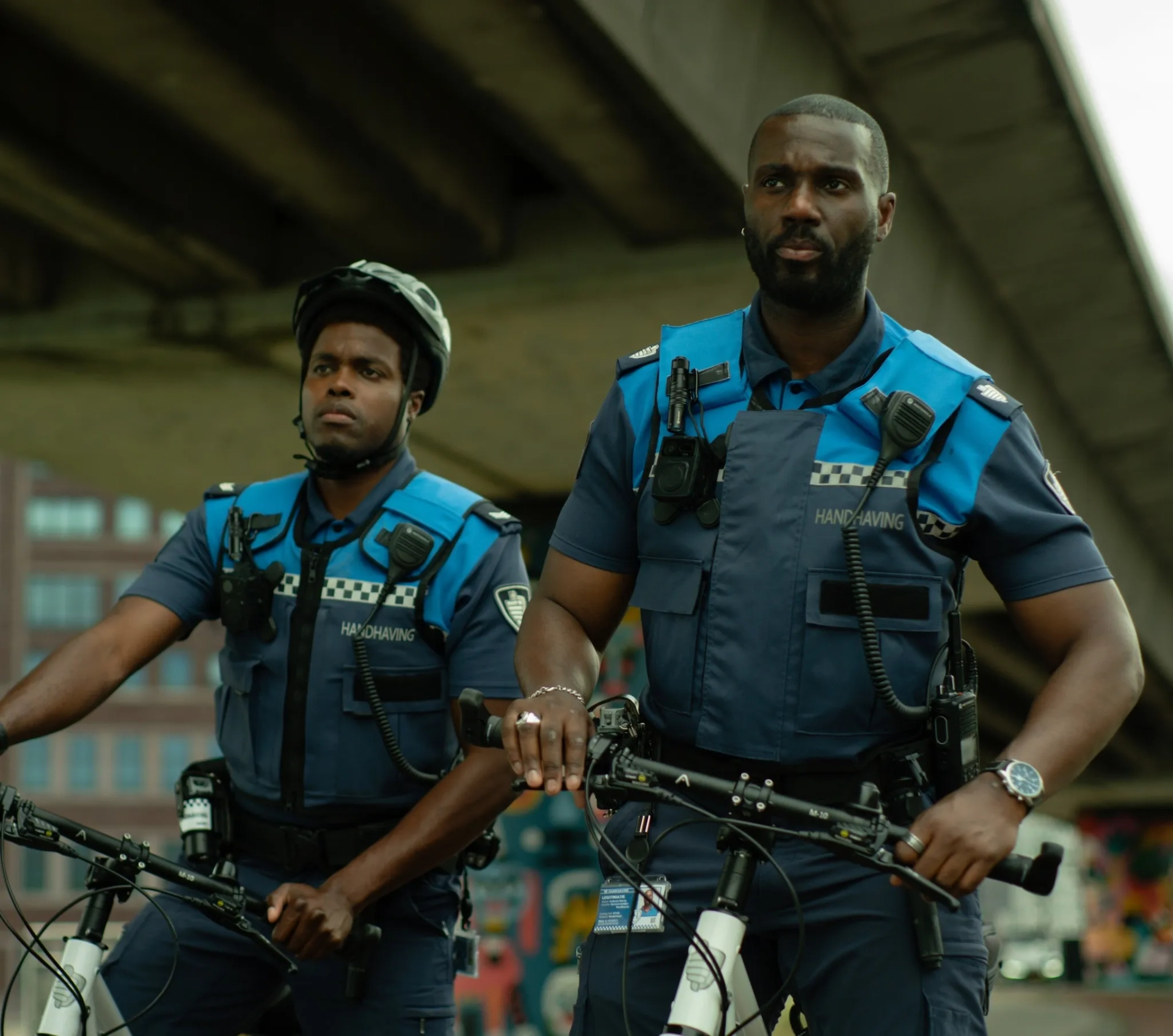 Werner Kolf and Jandino Asporaat in Almost Cops (2025)