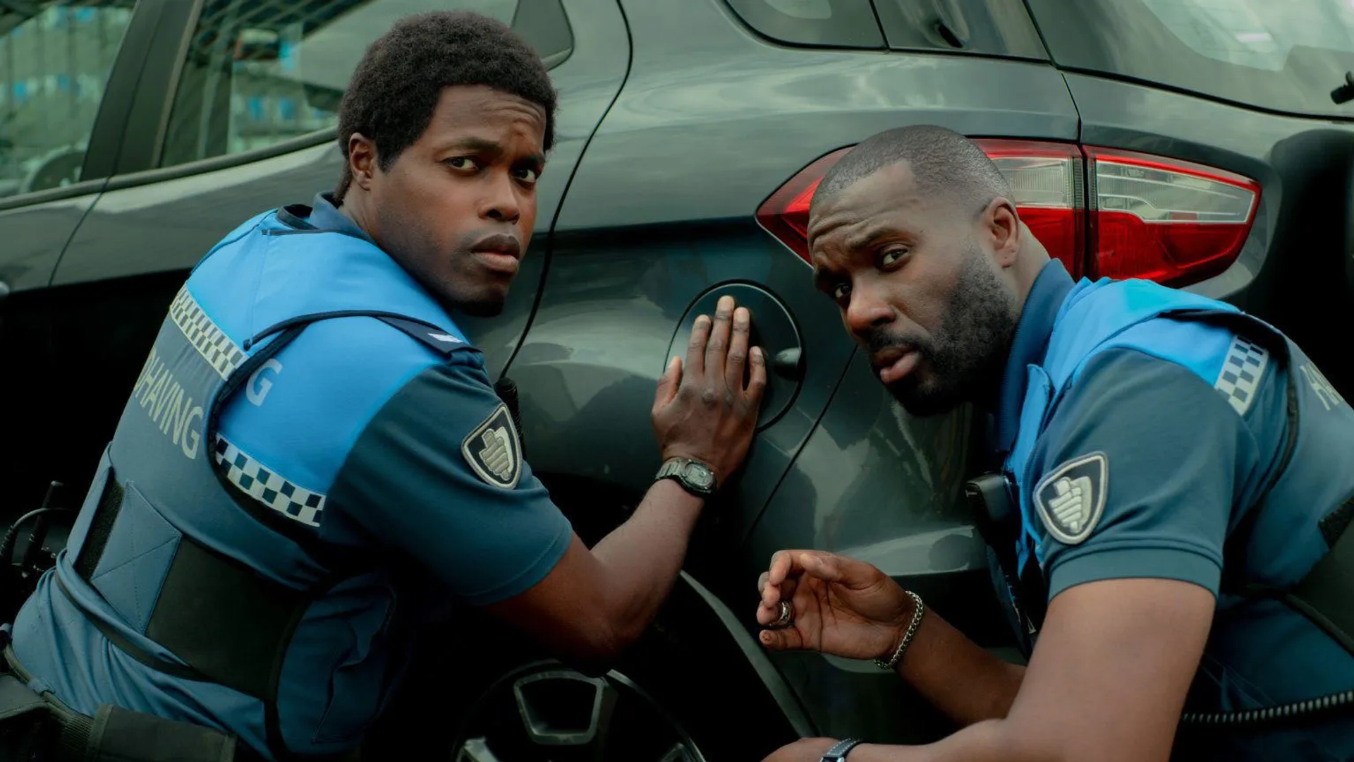 Werner Kolf and Jandino Asporaat in Almost Cops (2025)