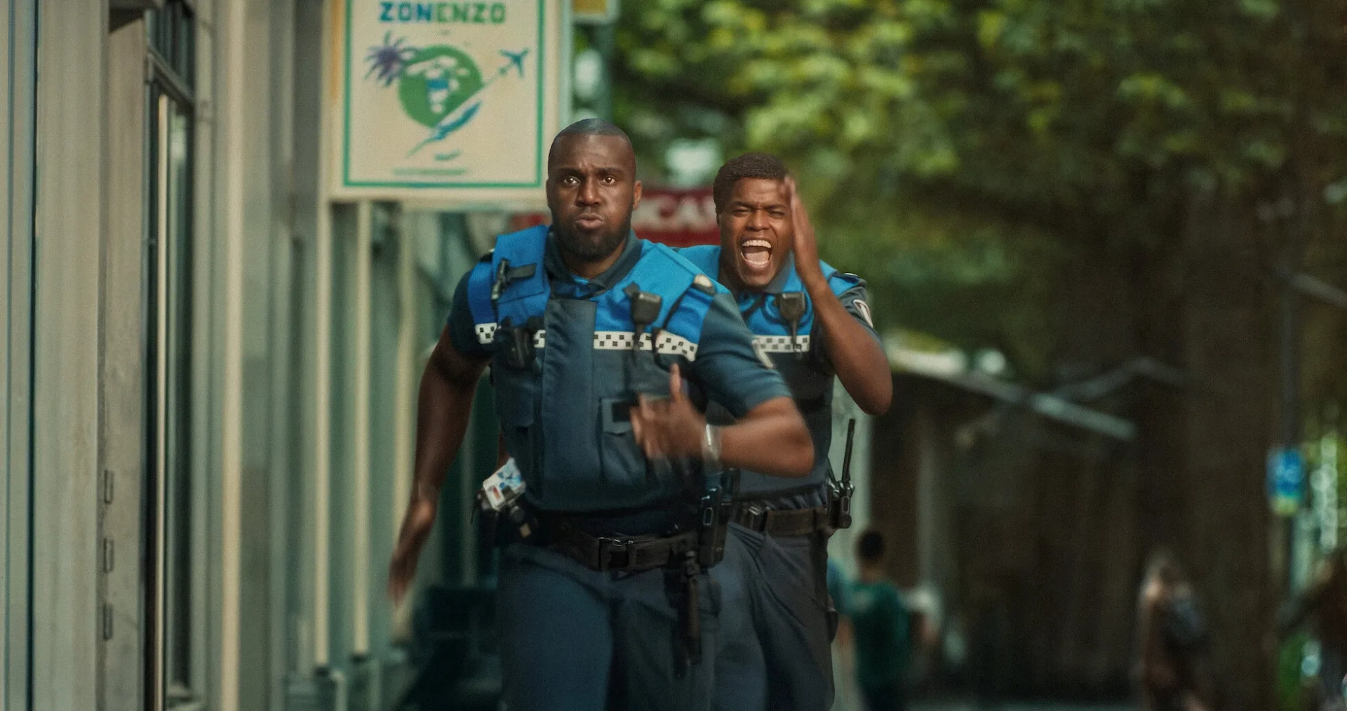 Werner Kolf and Jandino Asporaat in Almost Cops (2025)