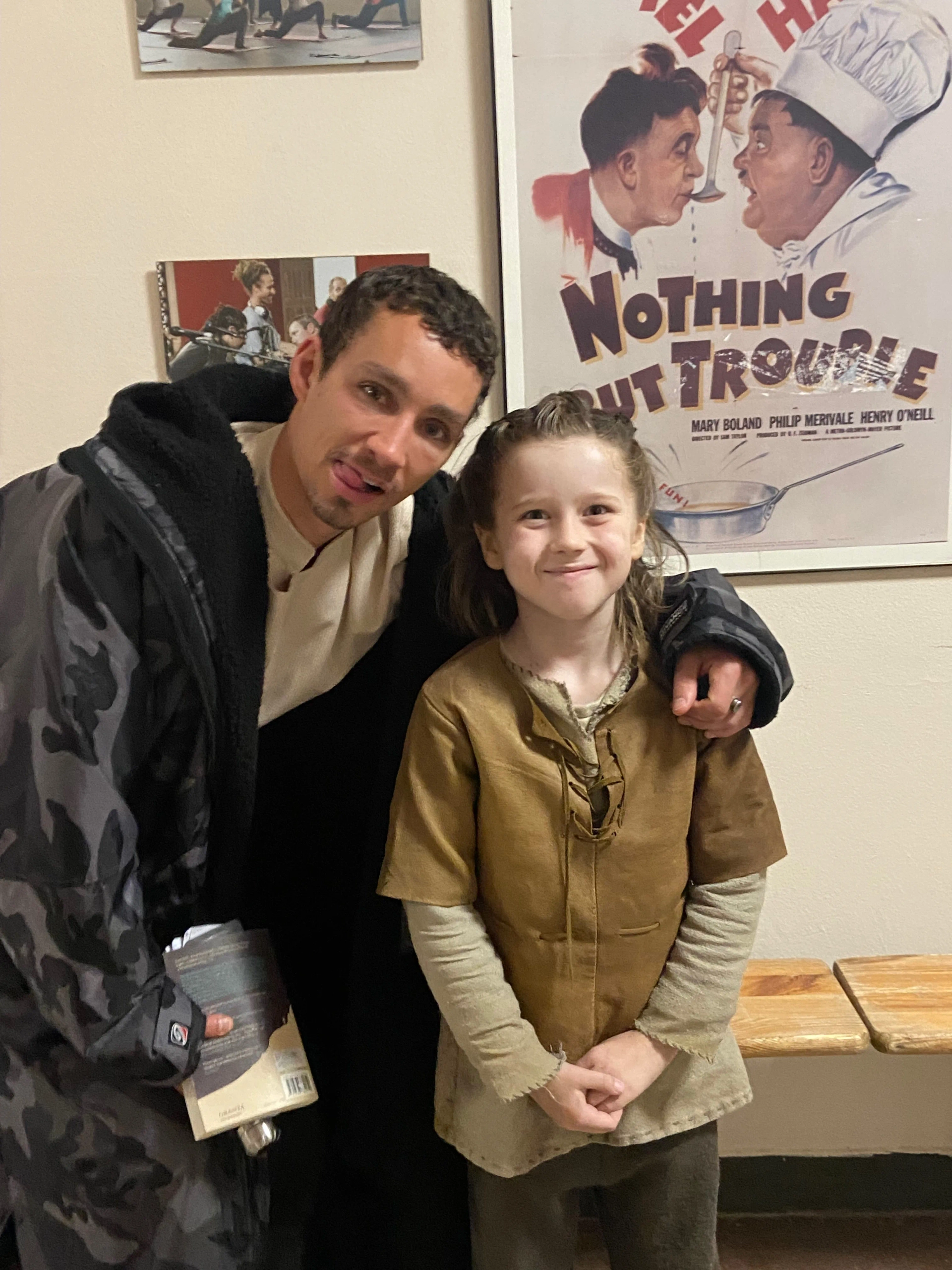 Robert Sheehan and Skye Little Wing Dimov Saw in Red Sonja (2025)