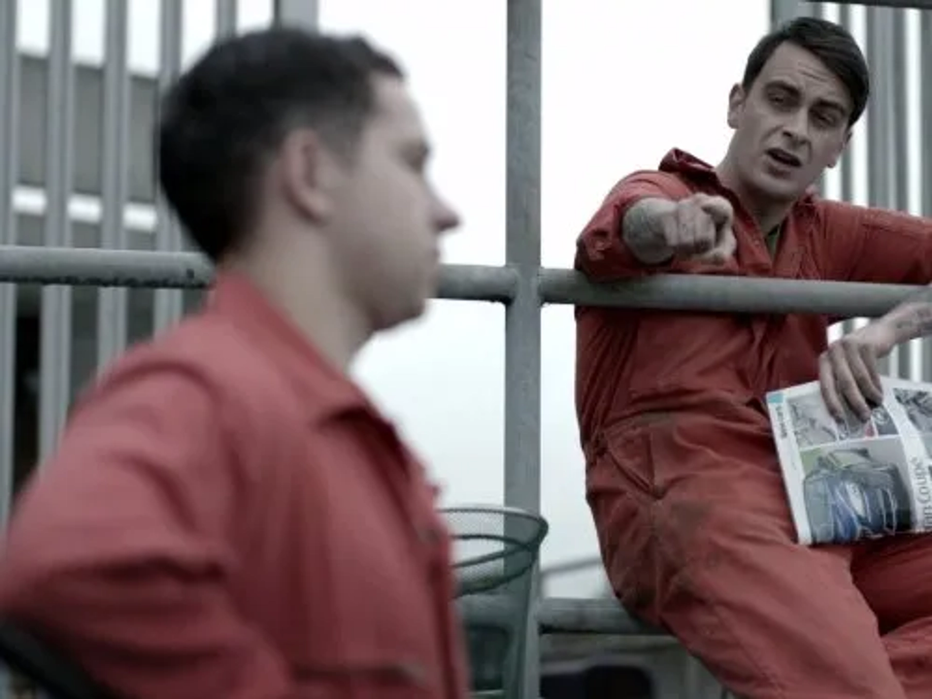 Joe Gilgun and Nathan McMullen in Misfits (2009)