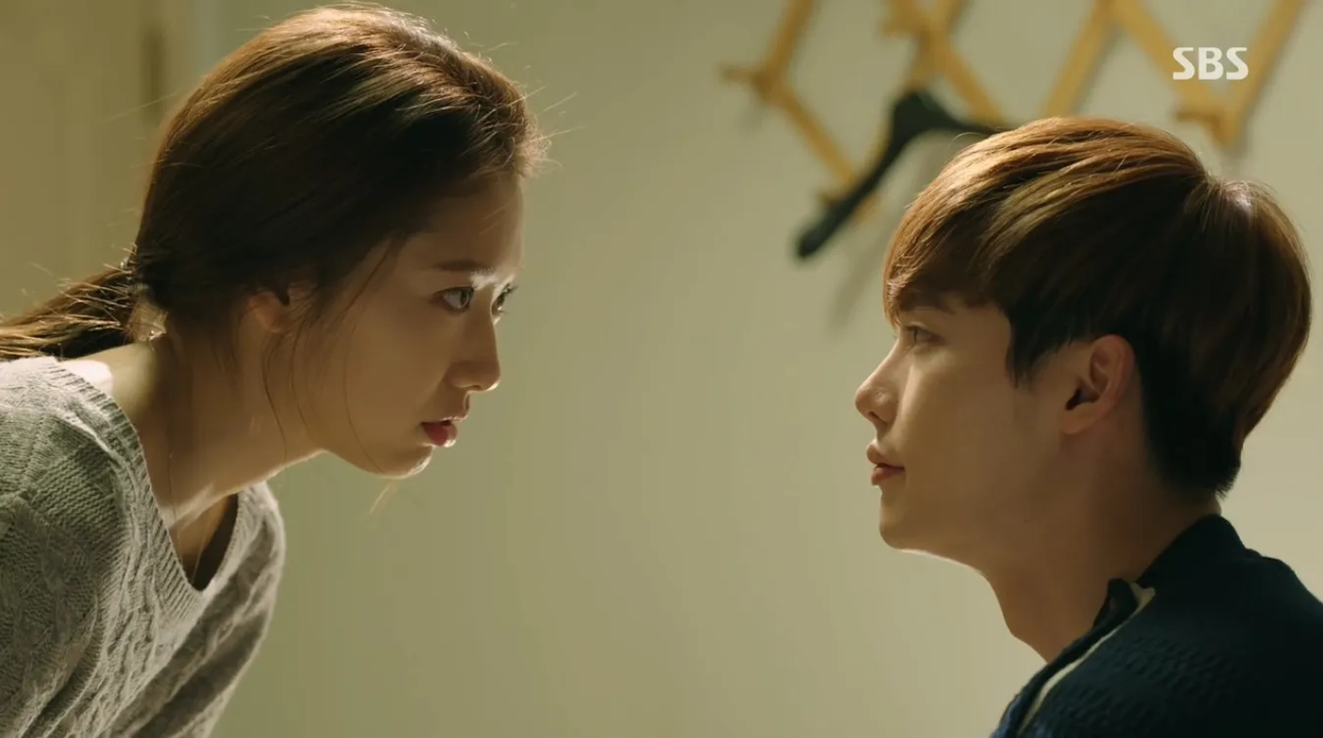 Park Shin-hye and Lee Jong-suk in Pinocchio (2014)