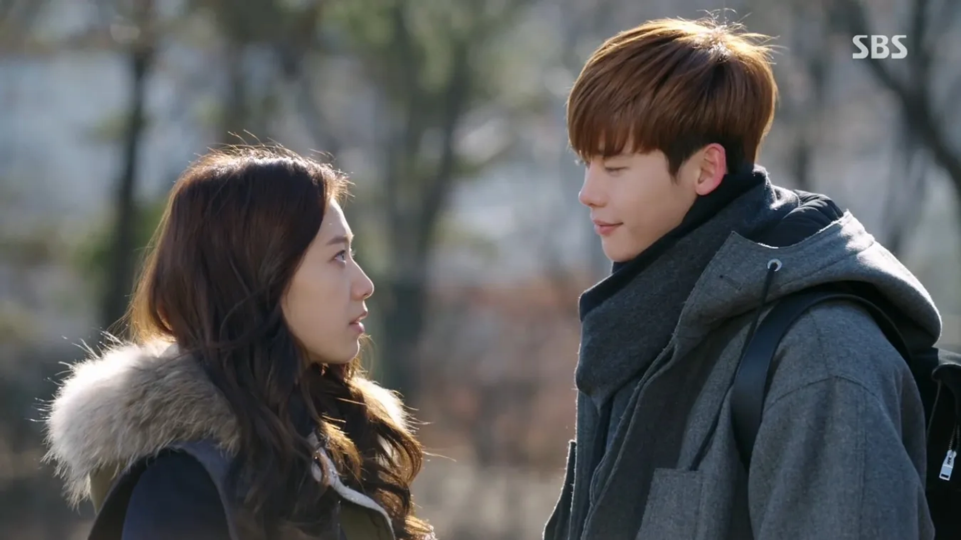 Park Shin-hye and Lee Jong-suk in Pinocchio (2014)