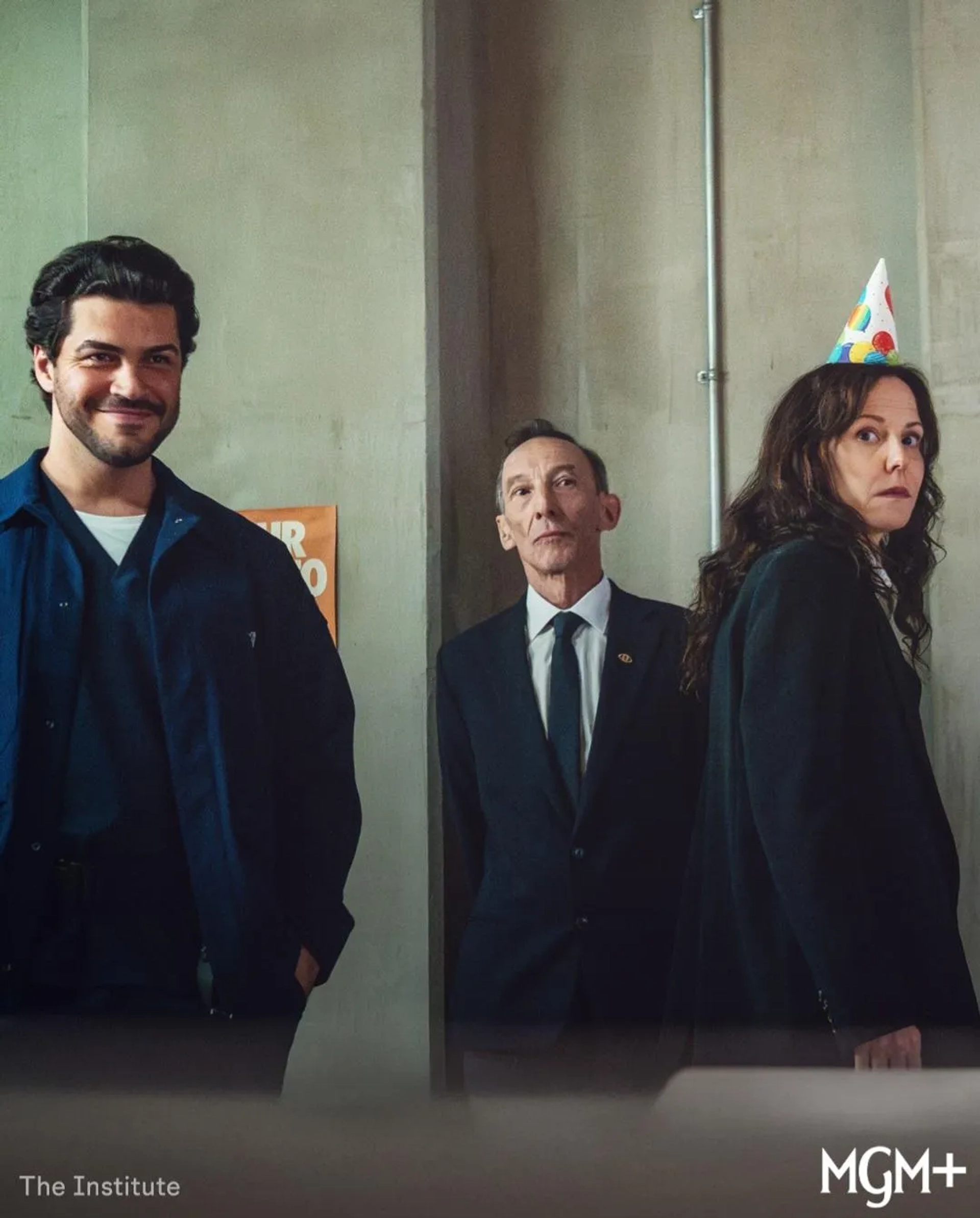 Mary-Louise Parker, Julian Richings, and Jason Diaz in The Institute (2025)