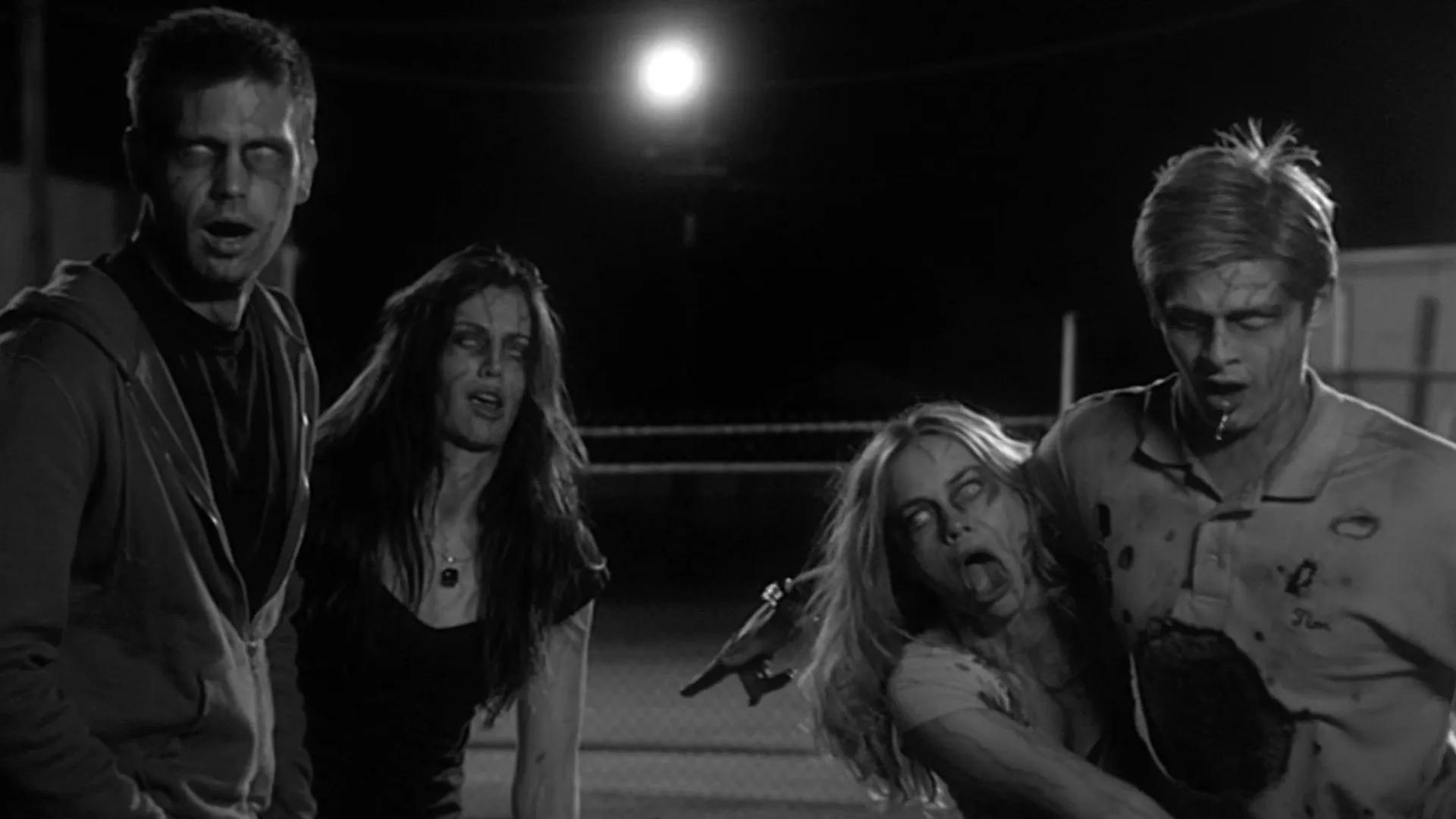 Matthew Davis, Julianna Robinson, Betsy Beutler, and Michael Grant Terry in Aaah! Zombies!! (2007)