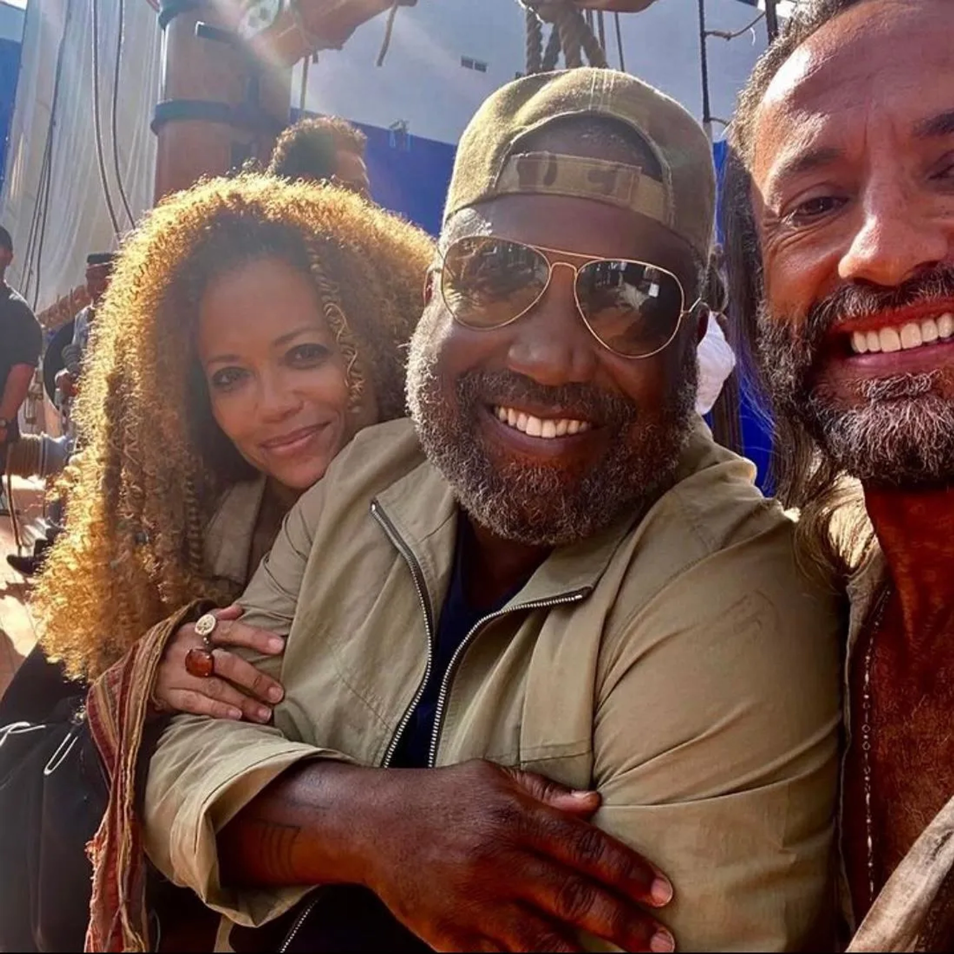 Kamar de los Reyes, Sundra Oakley, and Selwyn Seyfu Hinds in Washington Black (2025)
