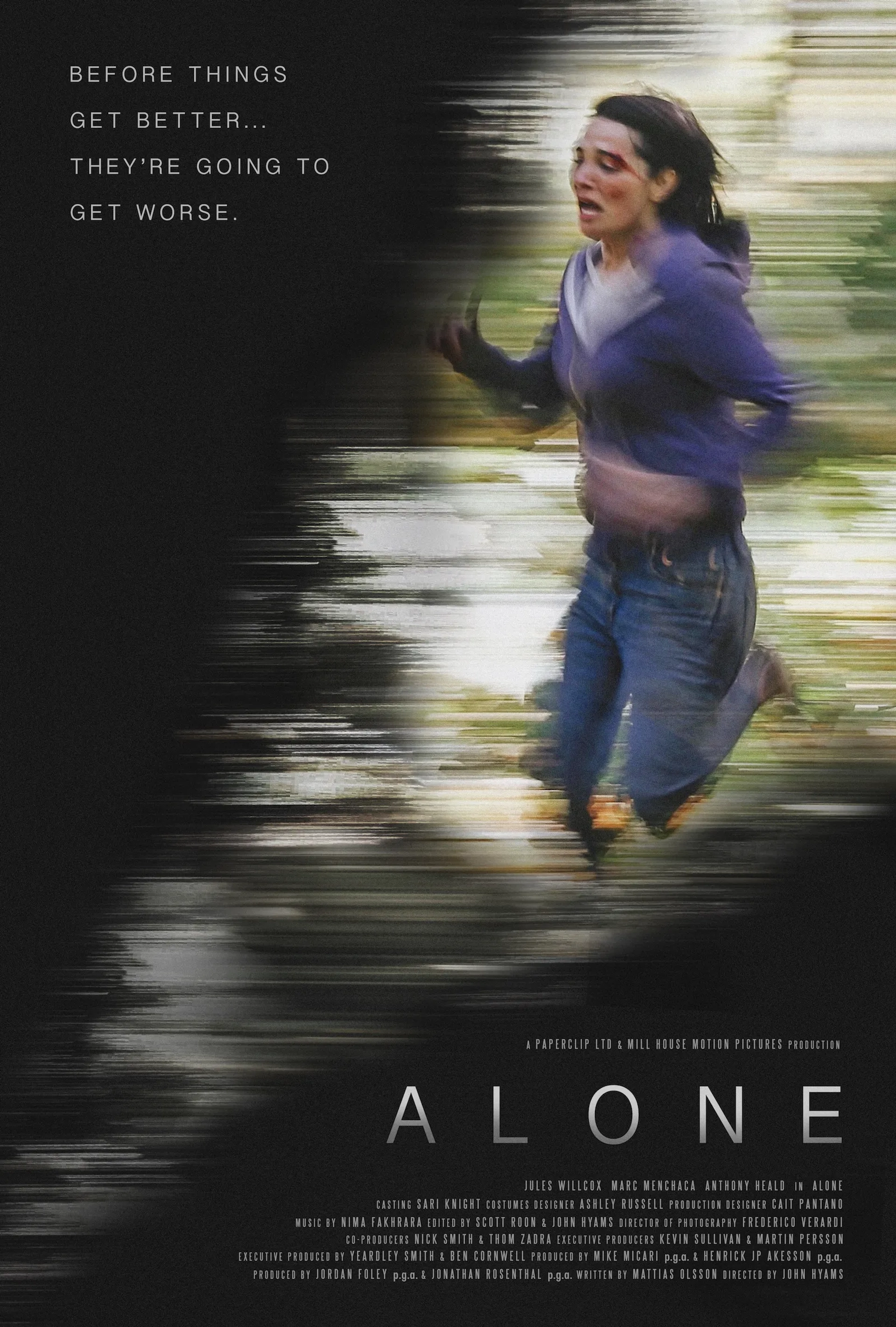 Jules Willcox in Alone (2020)