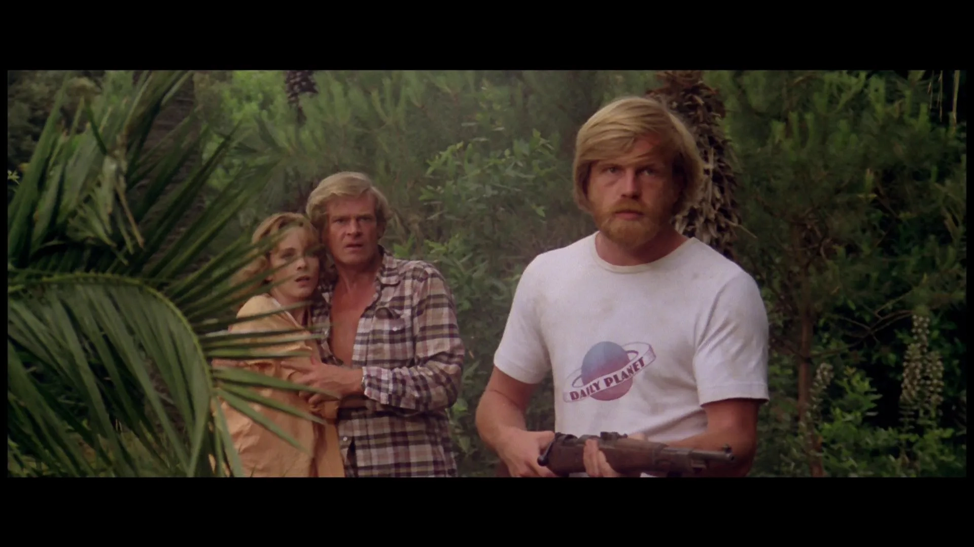 Al Cliver, Tisa Farrow, and Ian McCulloch in Zombie (1979)