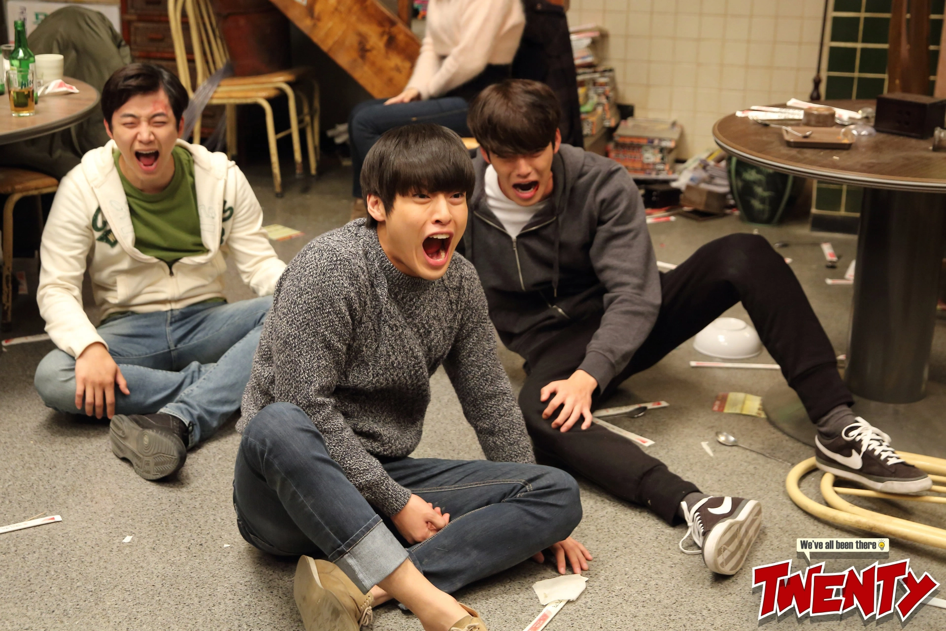 Kang Ha-neul, Kim Woo-bin, and Lee Jun-ho in Twenty (2015)