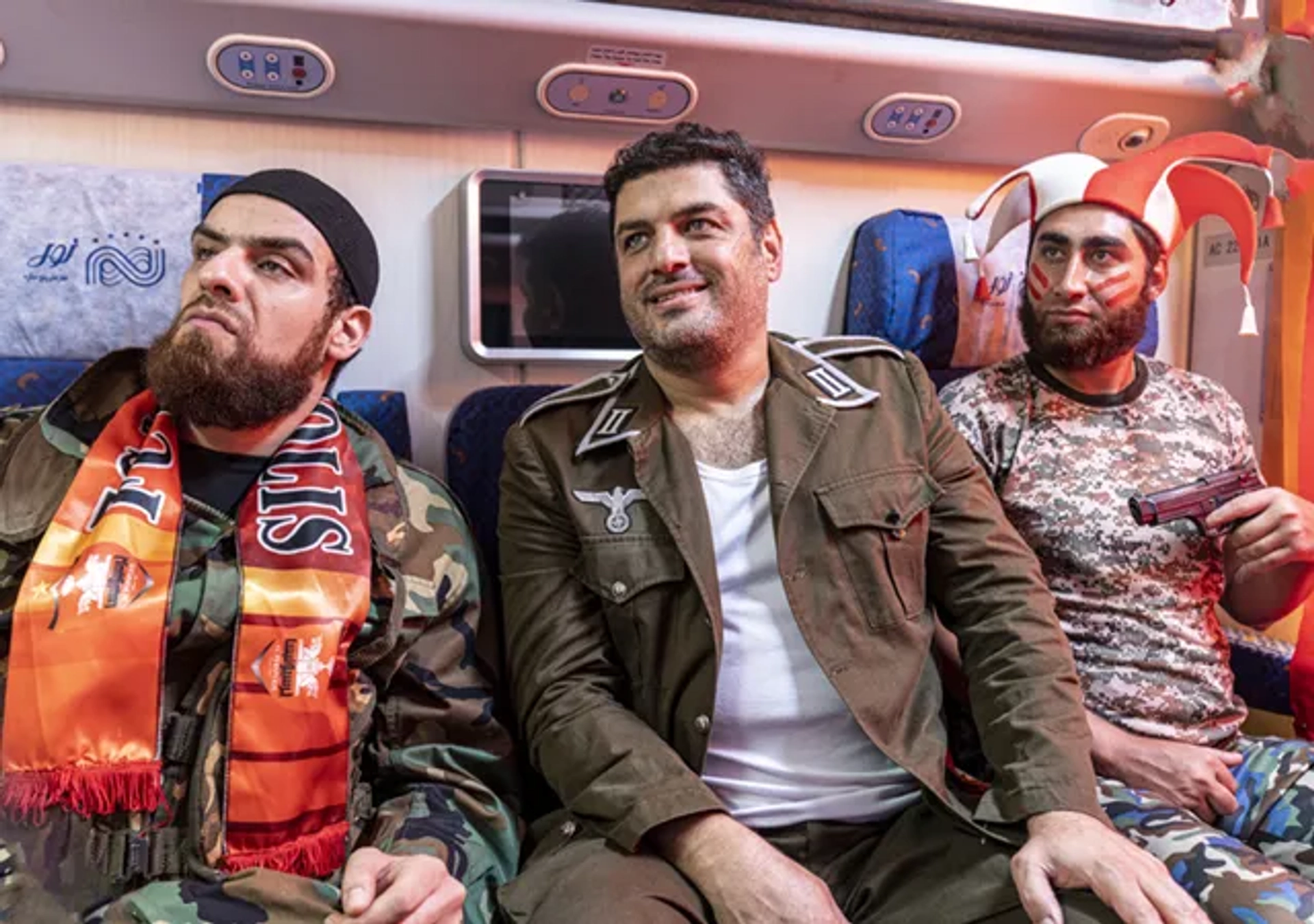 Shakib Shajareh and Sam Derakhshani in The Good, the Bad, the Corny: Radioactive (2021)