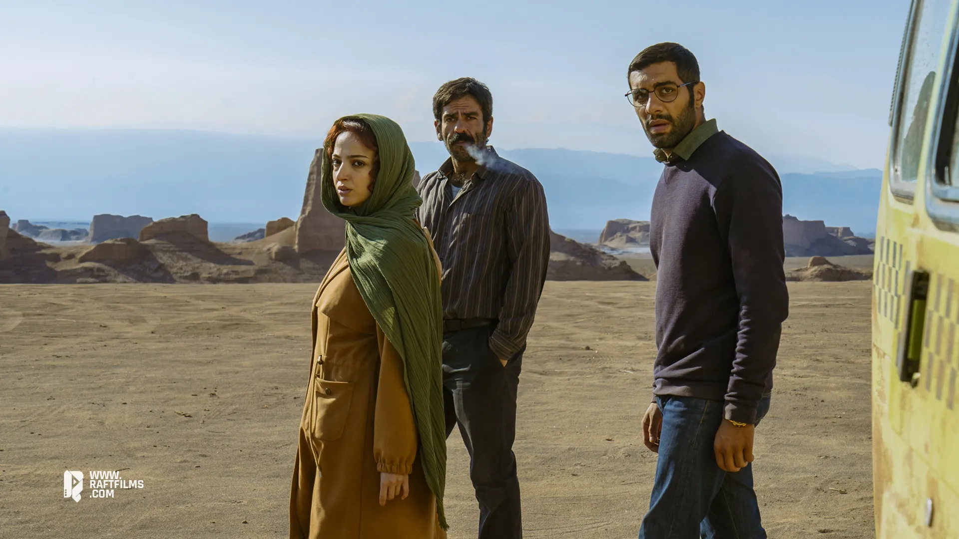 Soheil Bavi, Neda Jebreili, and Banipal Shoomoon in Cause of Death: Unknown (2023)