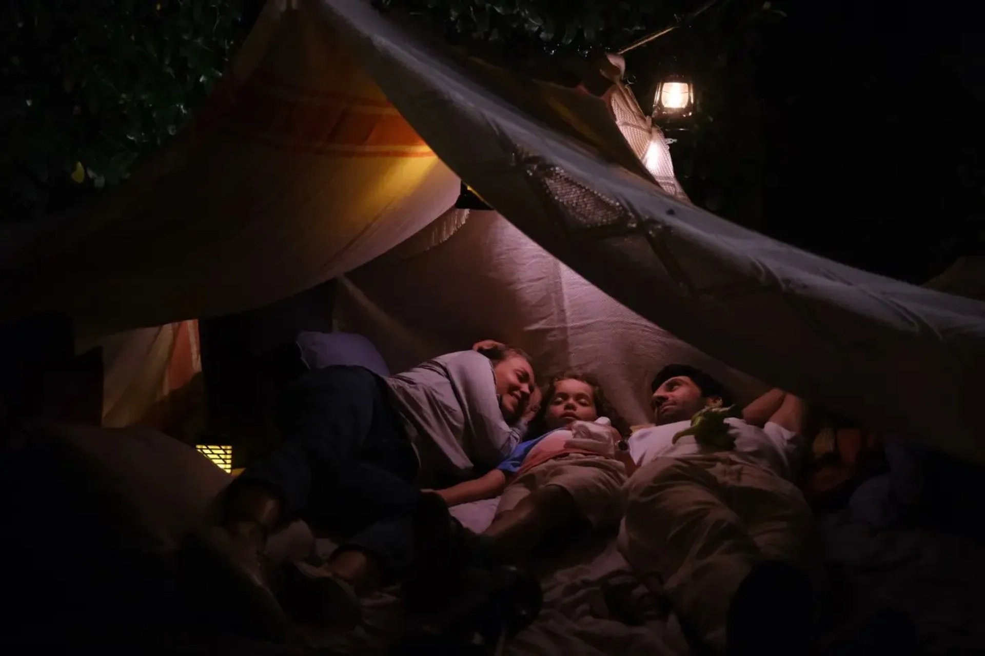 Kaan Urgancioglu, Mert Ege Ak, and Asli Enver in In Good Hands (2022)