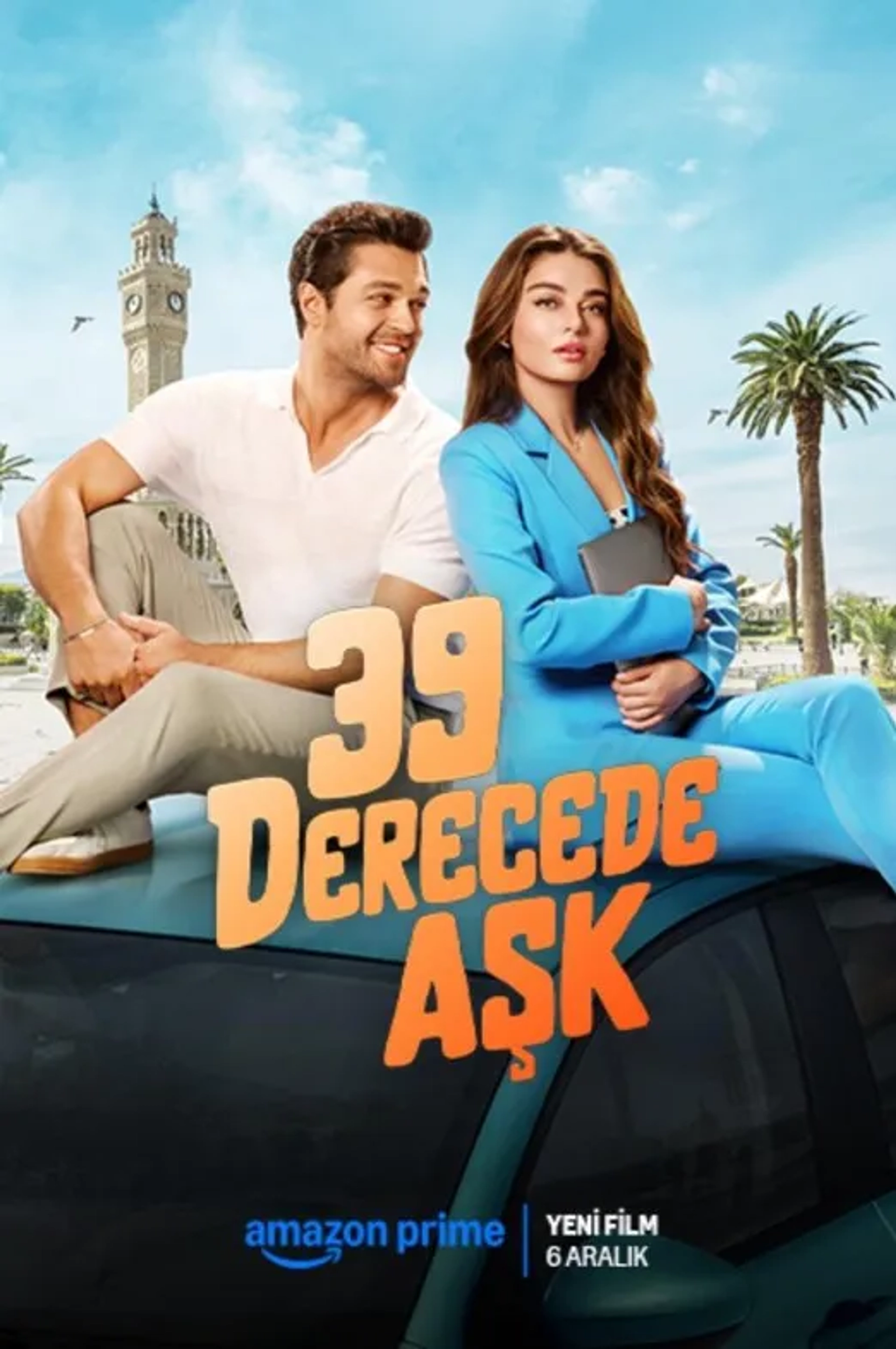 Furkan Andic and Ayça Aysin Turan in Love at 39 Degrees (2024)
