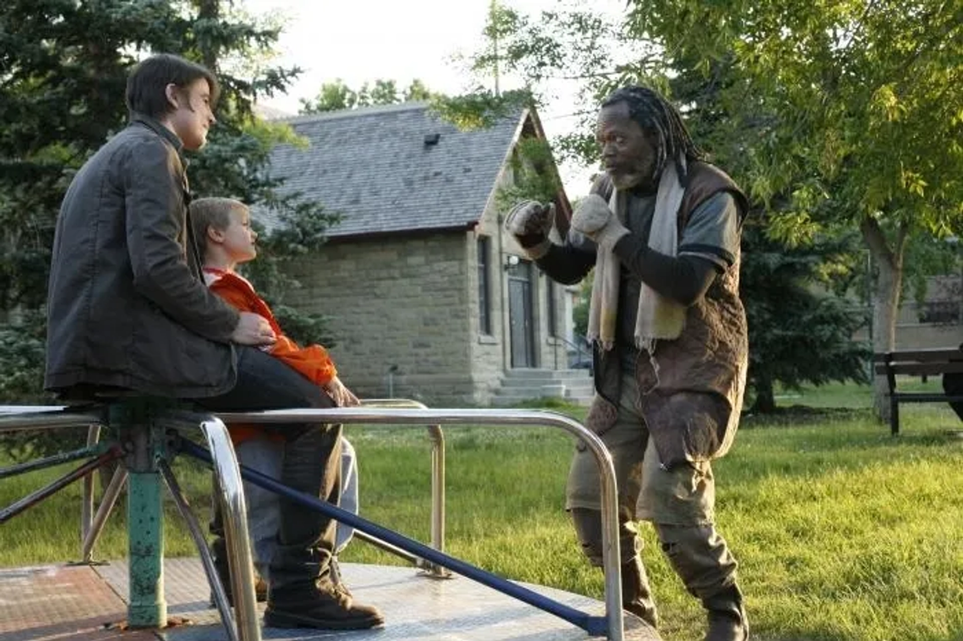 Samuel L. Jackson and Josh Hartnett in Resurrecting the Champ (2007)