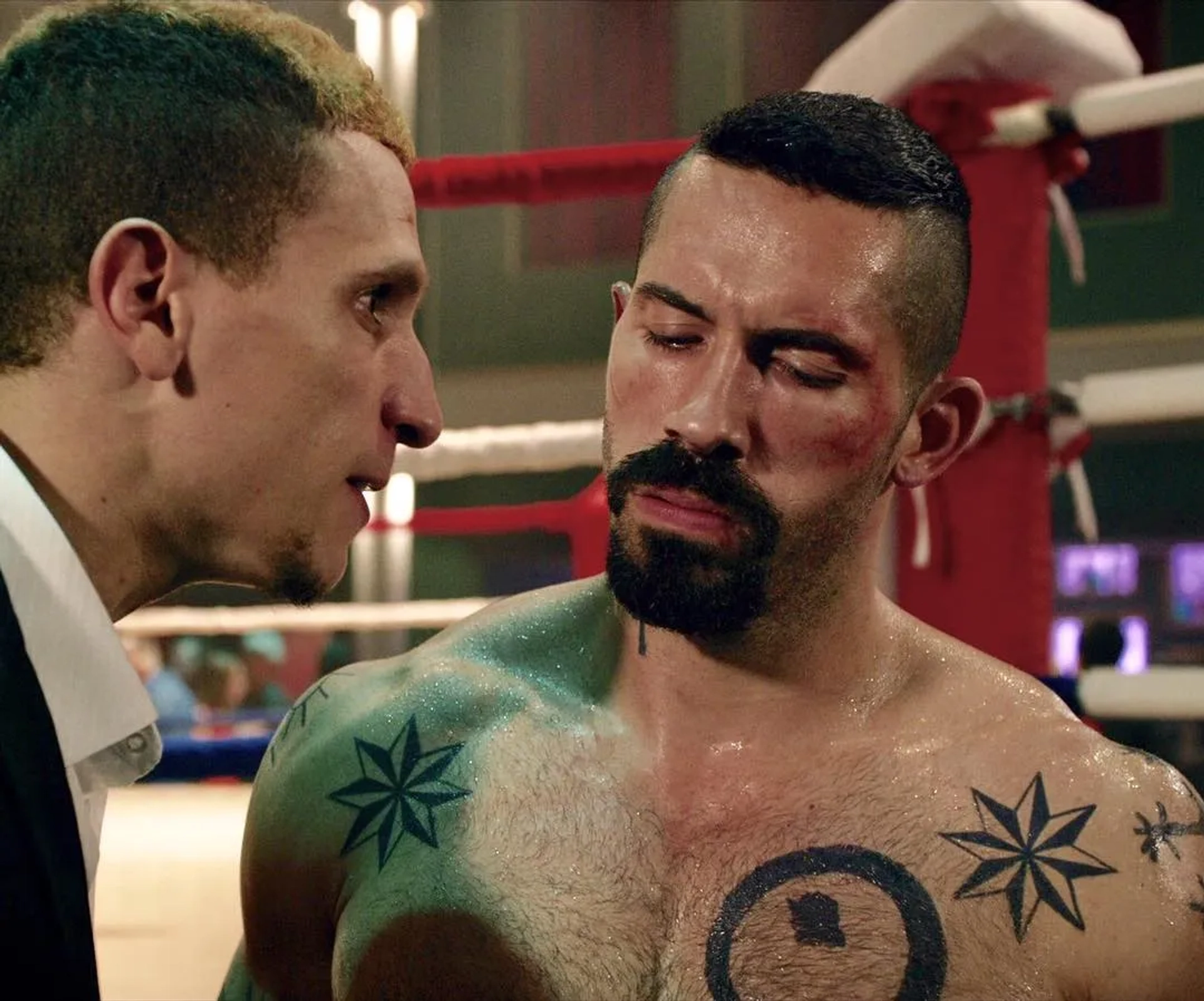 Scott Adkins and Brahim Chab in Undisputed 4: Boyka (2016)