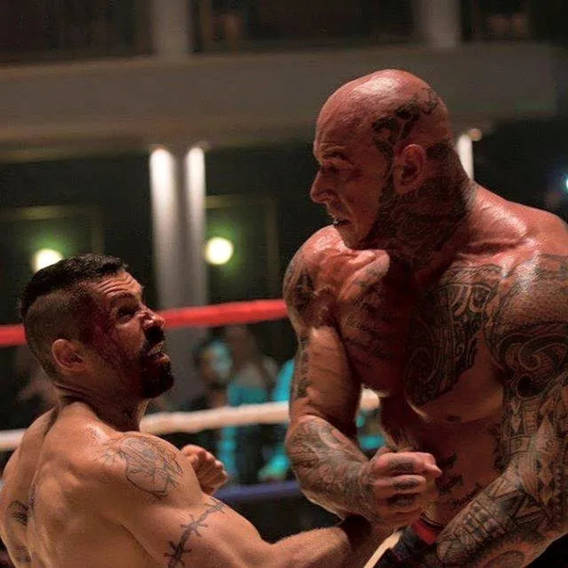 Scott Adkins and Martyn Ford in Undisputed 4: Boyka (2016)