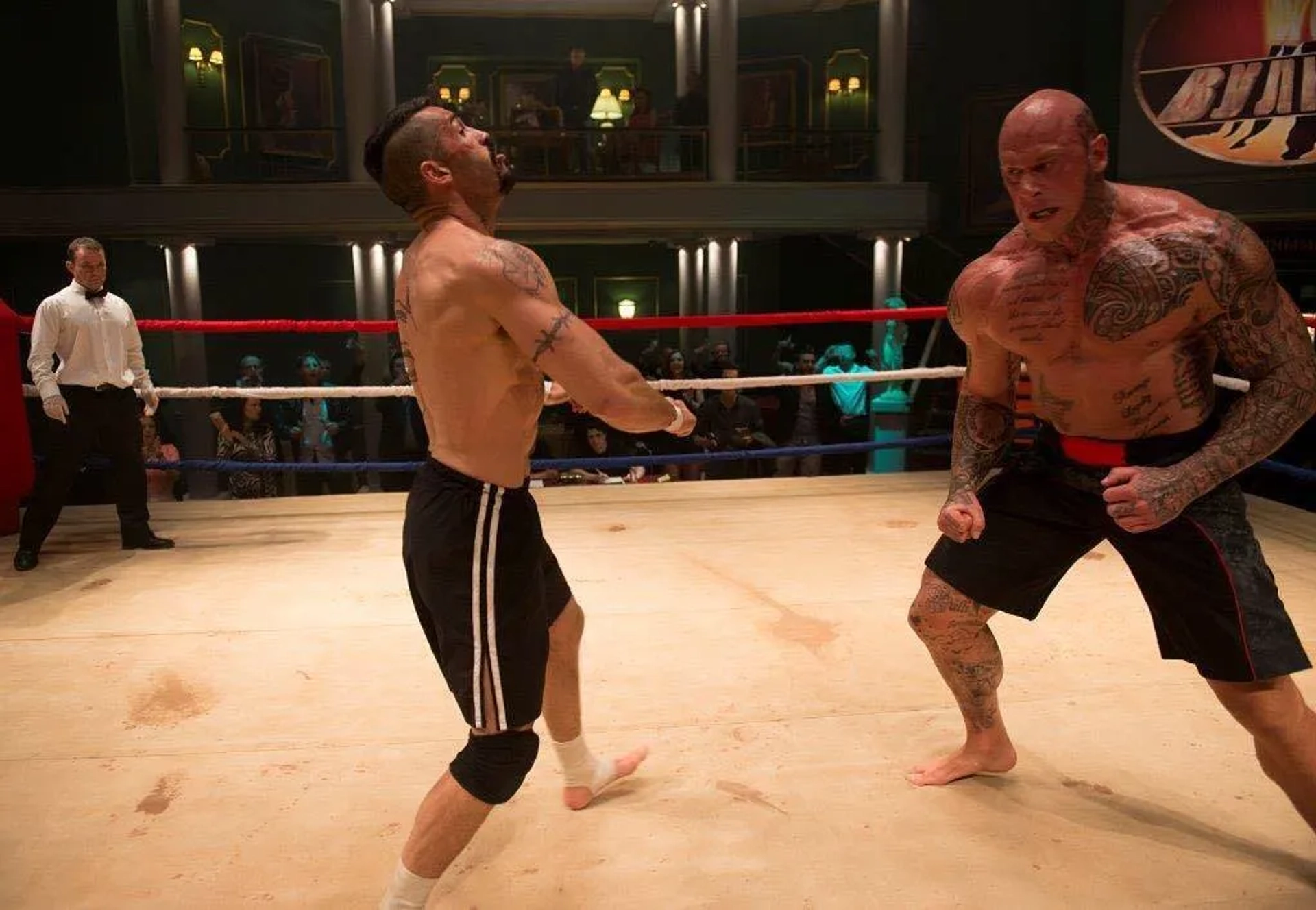 Scott Adkins and Martyn Ford in Undisputed 4: Boyka (2016)