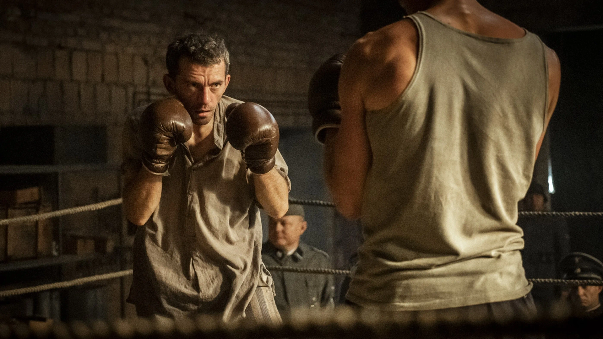 Konrad Ostrowski and Piotr Glowacki in The Champion (2020)
