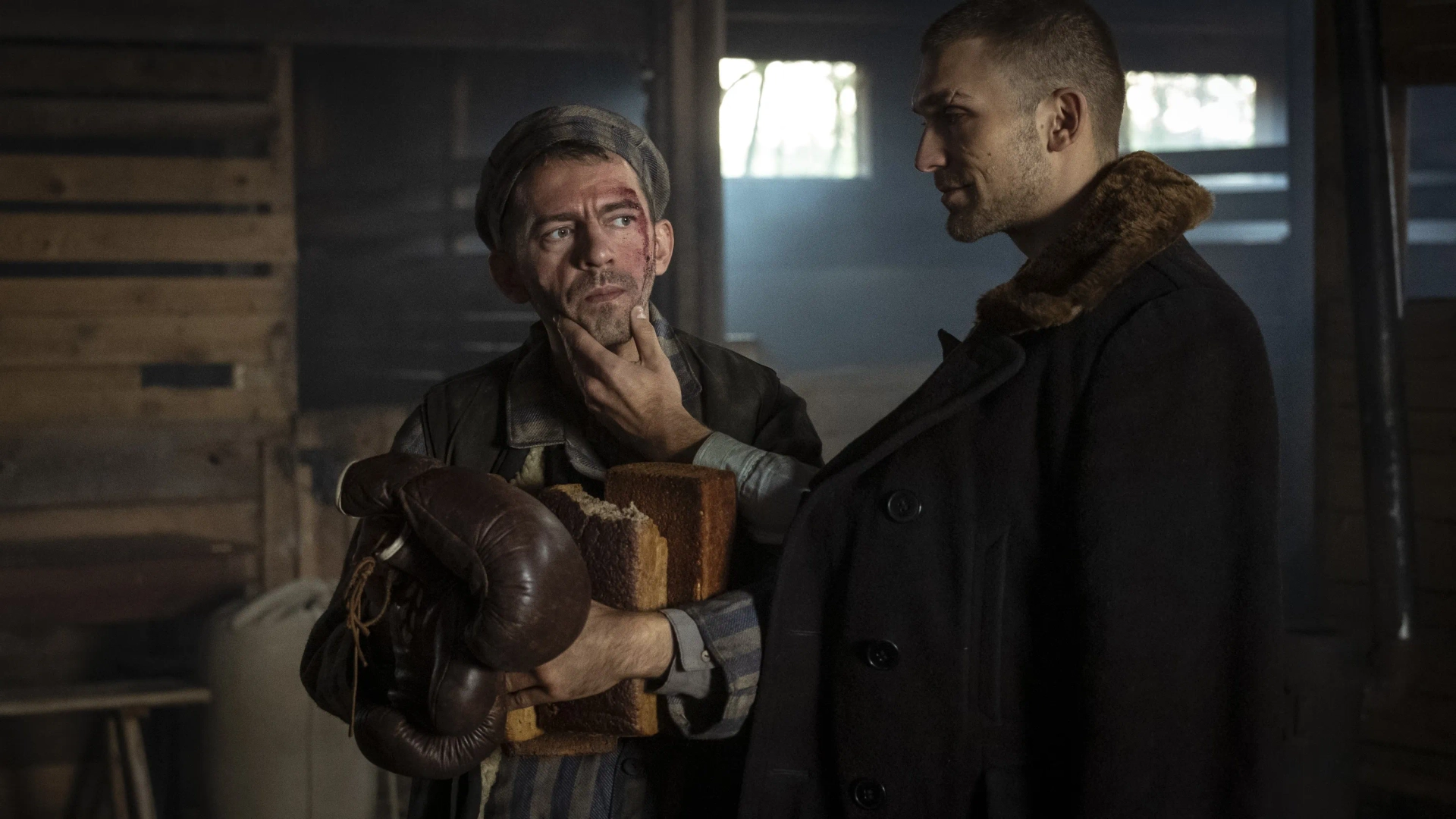 Piotr Glowacki and Piotr Witkowski in The Champion (2020)