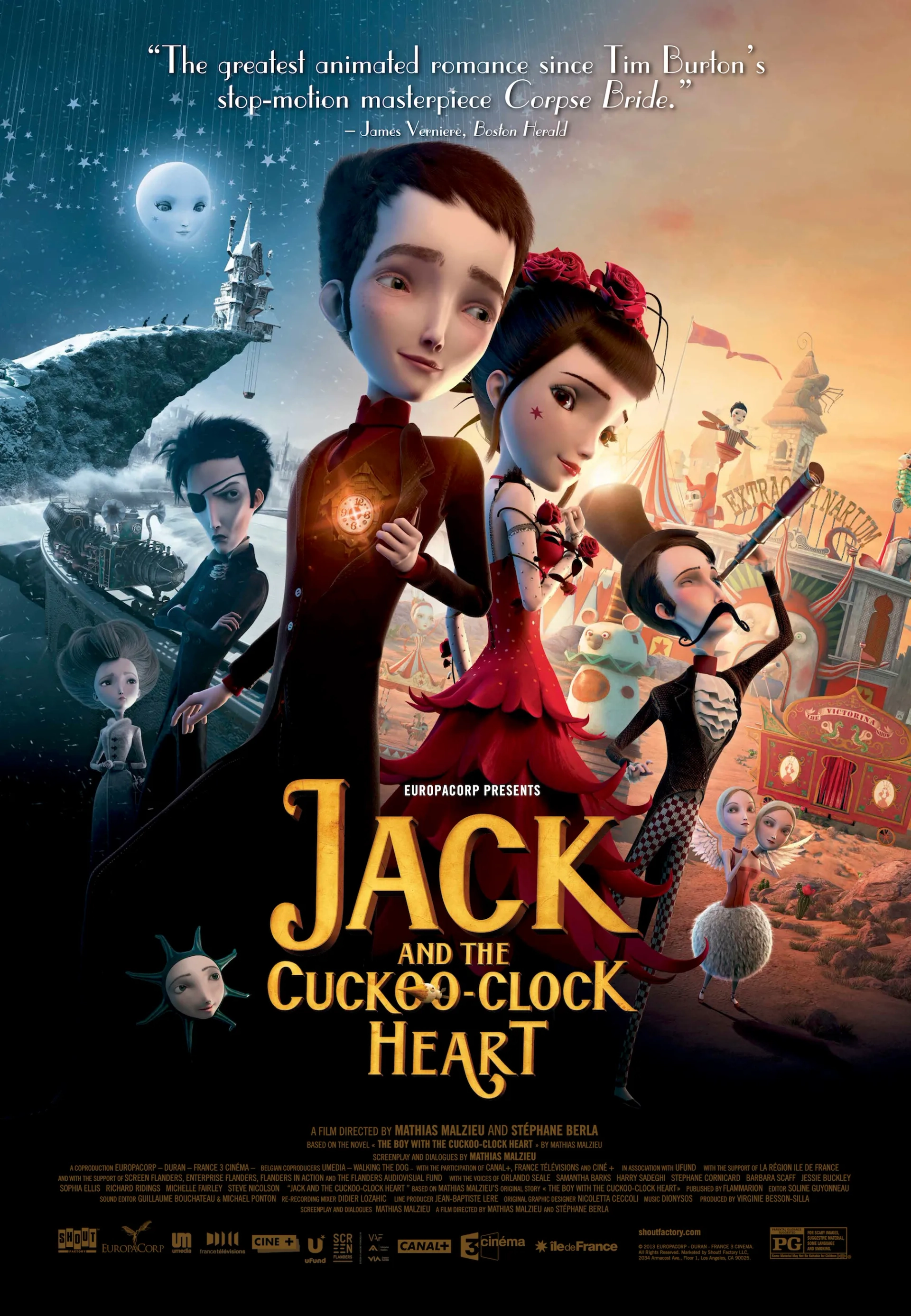 انیمیشن جک پسری با قلب کوکی (Jack and the Cuckoo-Clock Heart 2013)