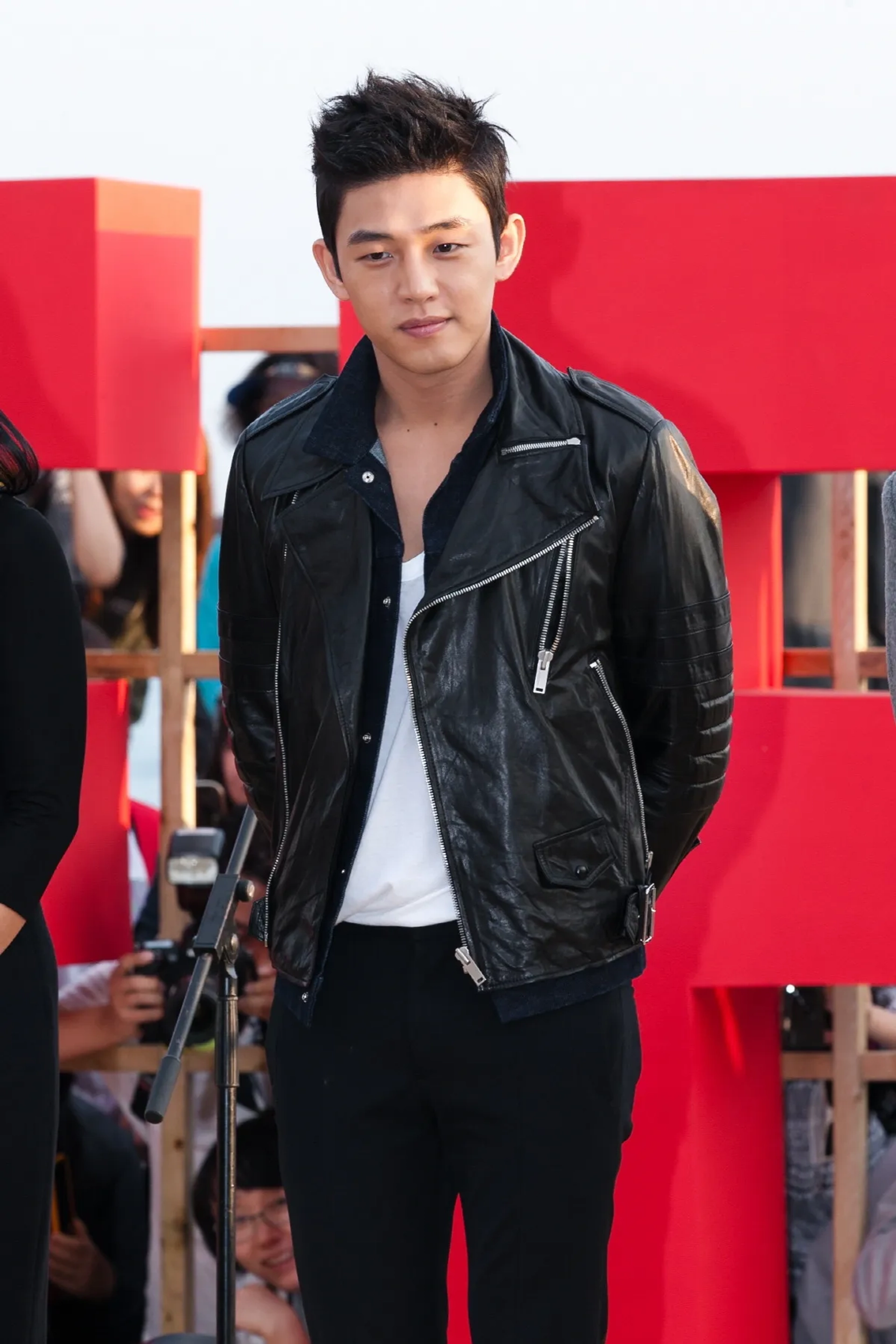 Yoo Ah-in at an event for Punch (2011)