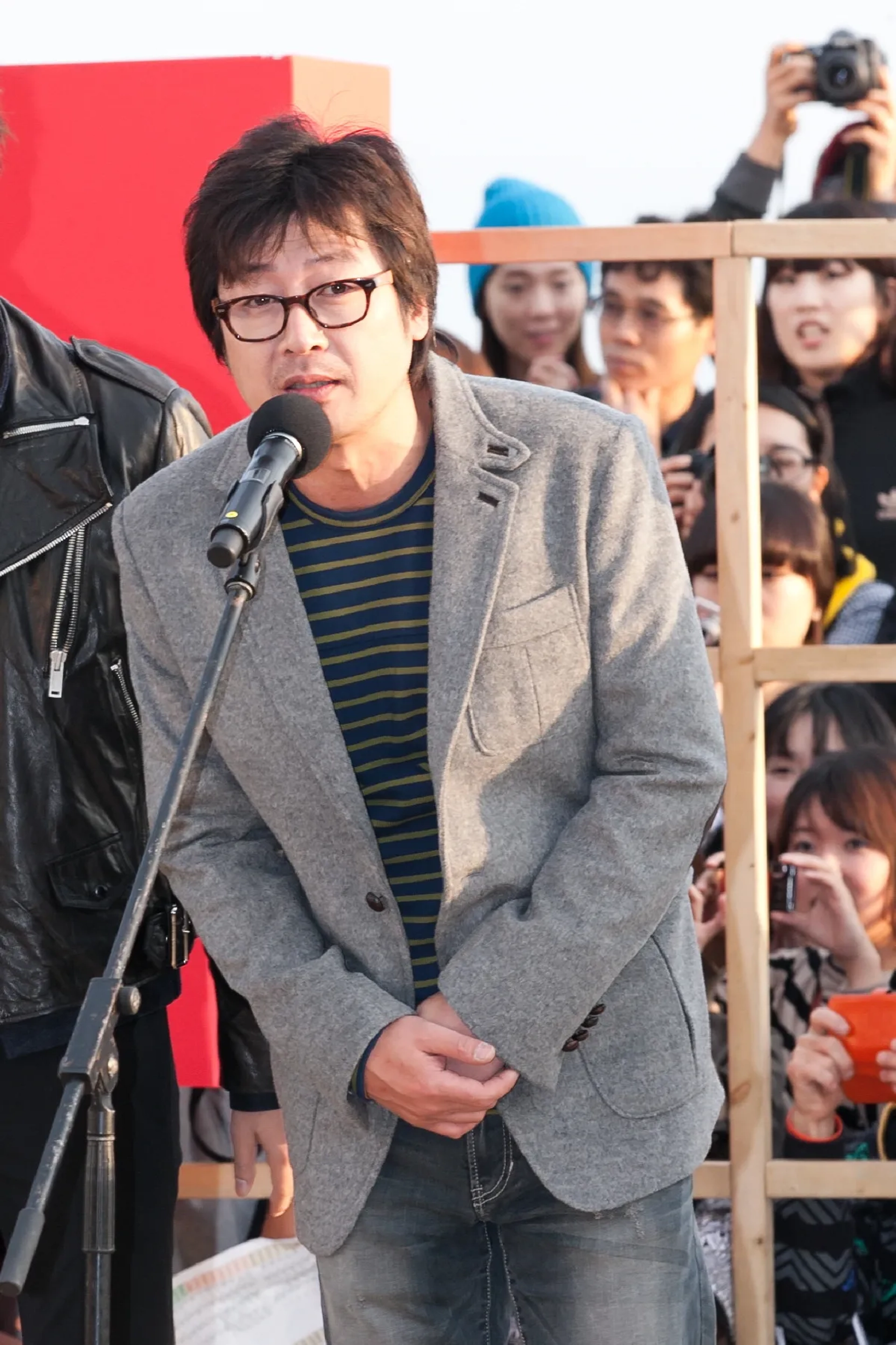 Kim Yoon-seok at an event for Punch (2011)