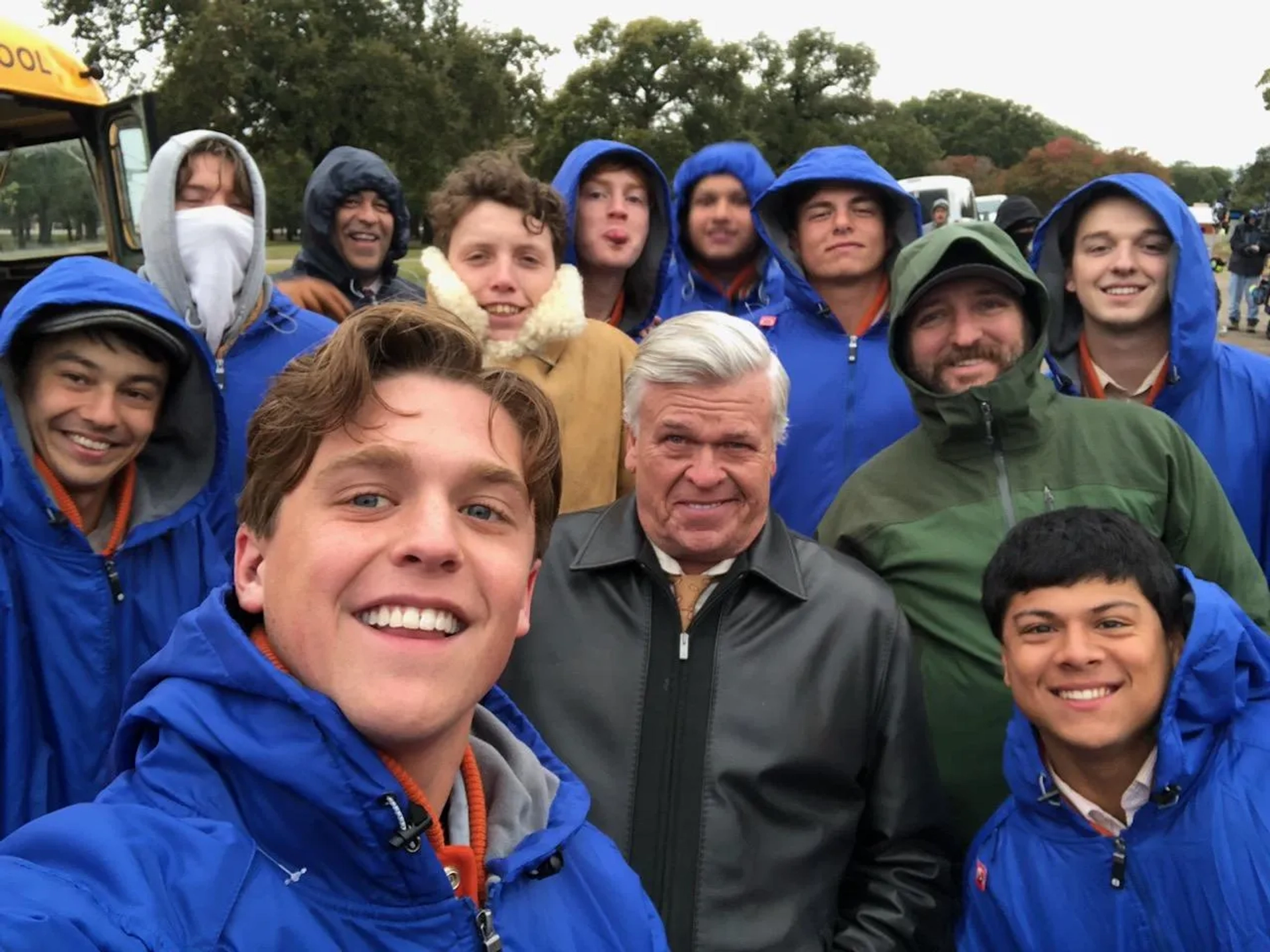 King Orba, Ty Roberts, Levi Dylan, Bailey Roberts, Slade Monroe, Woodrow Luttrell, Preston Porter, Manuel Tapia, Ron White, Michael Gohlke, Jake Austin Walker, Jacob Lofland, and Sampley Barinaga in 12 Mighty Orphans (2021)