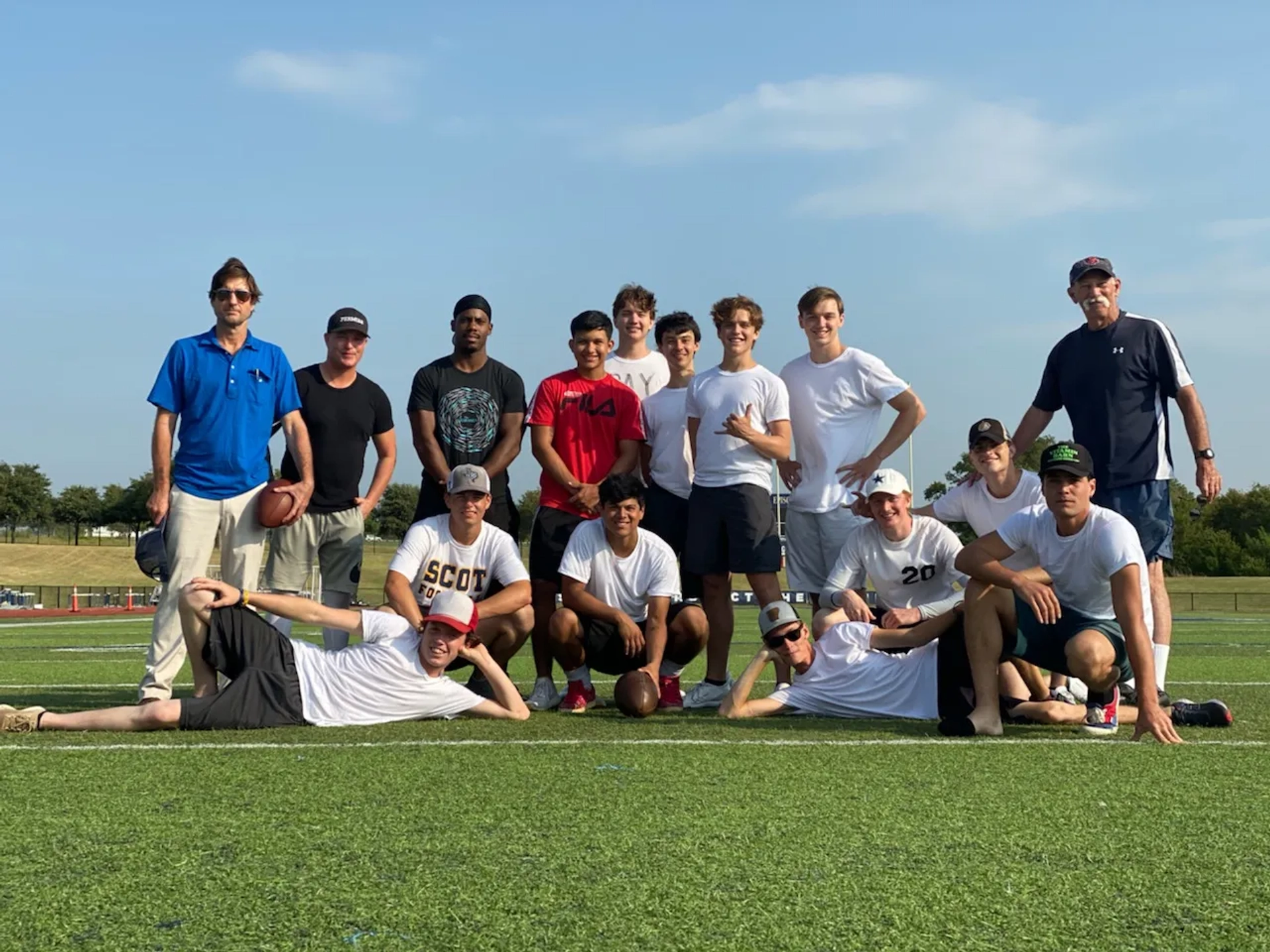 Luke Wilson, Levi Dylan, Bailey Roberts, Slade Monroe, Woodrow Luttrell, Preston Porter, Lane Garrison, Michael Gohlke, Jake Austin Walker, Jacob Lofland, and Sampley Barinaga in 12 Mighty Orphans (2021)