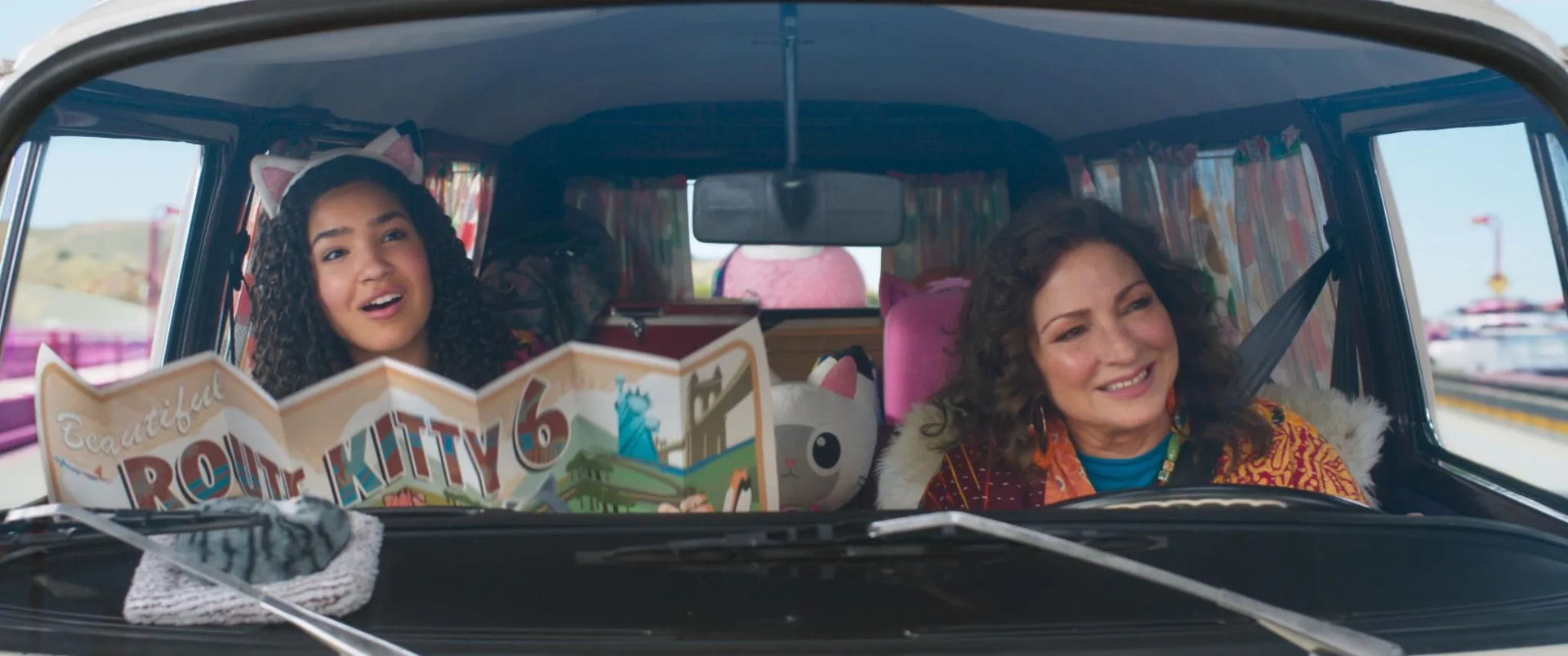 Gloria Estefan and Laila Lockhart Kraner in Gabby's Dollhouse: The Movie (2025)