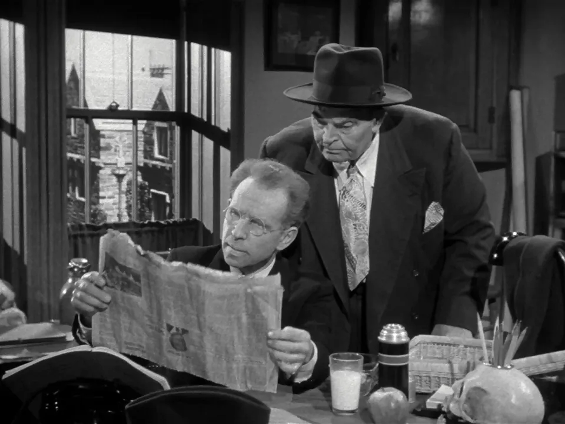 Hume Cronyn and Billy House in People Will Talk (1951)