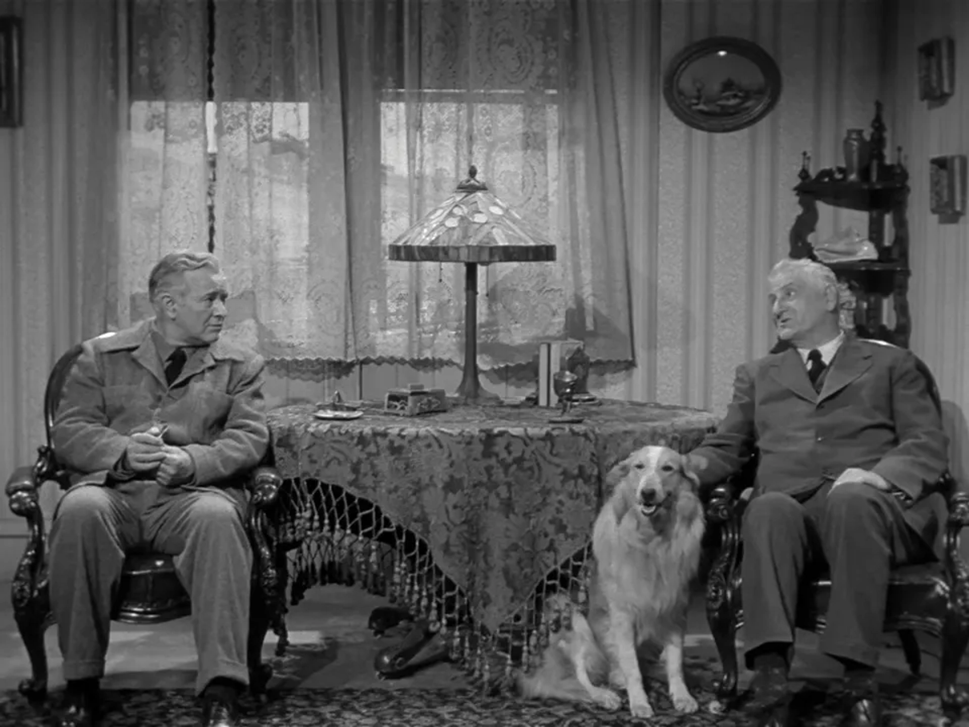 Sidney Blackmer and Finlay Currie in People Will Talk (1951)