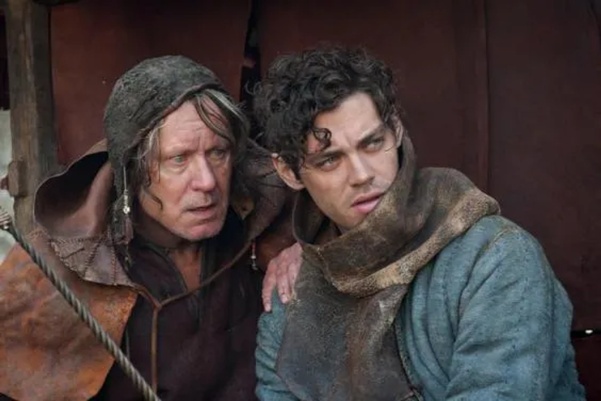 Tom Payne and Stellan Skarsgard in The Physician