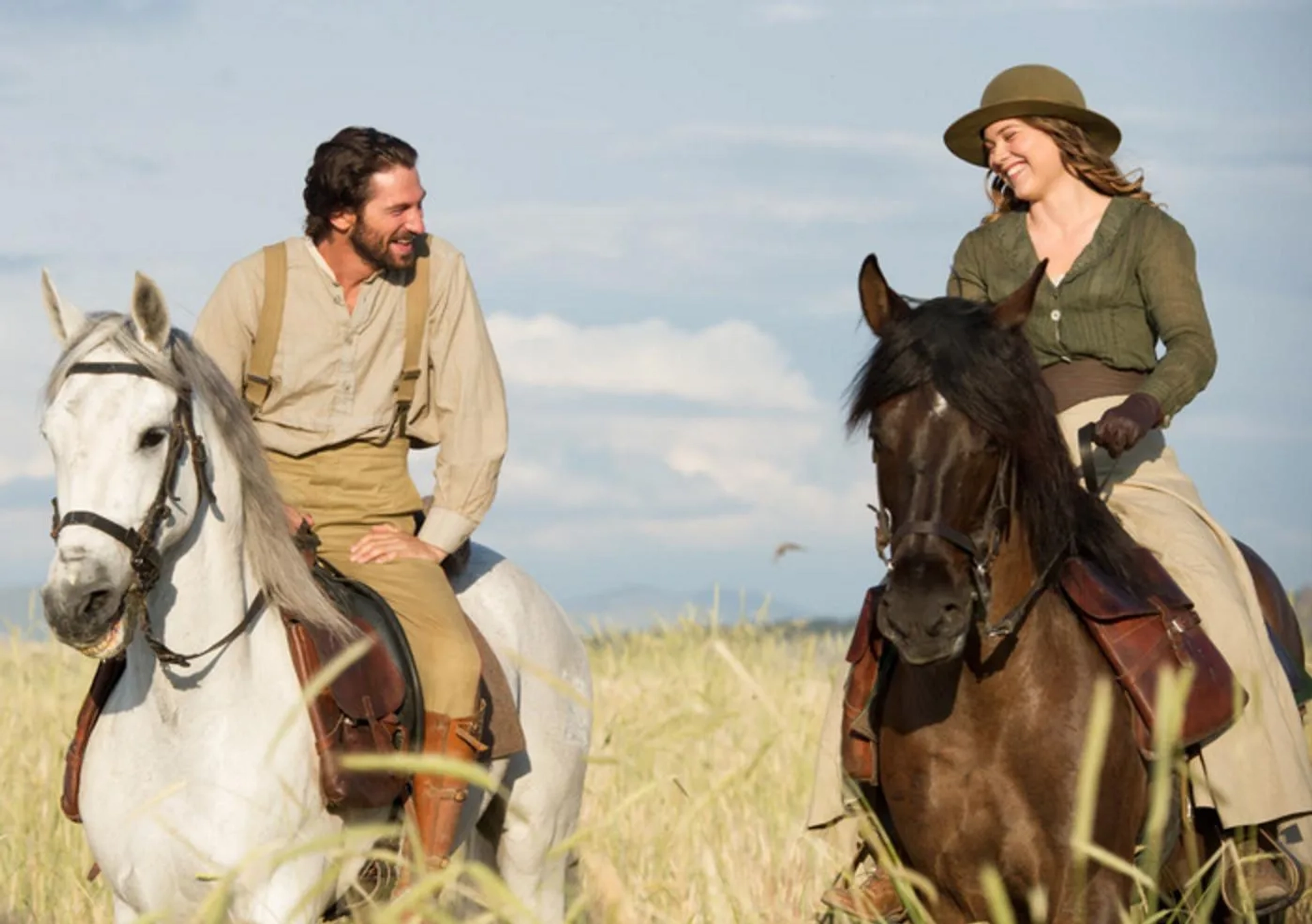 Michiel Huisman and Hera Hilmar in The Ottoman Lieutenant (2017)