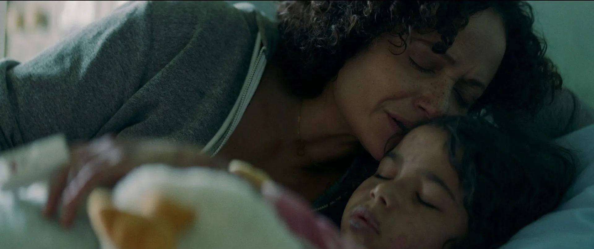Judy Reyes and A.J. Lister in Birth/Rebirth (2023)