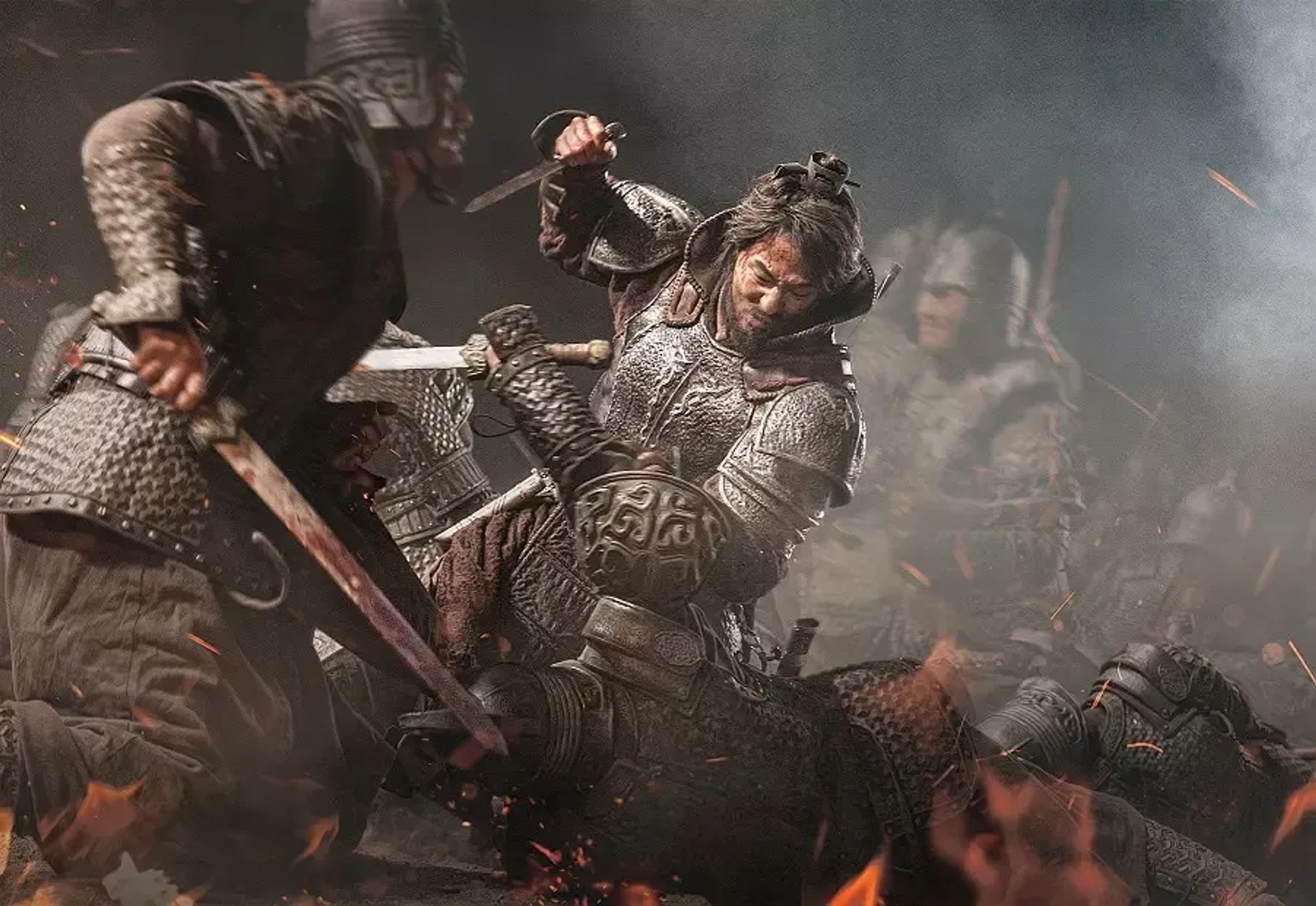 Zo In-sung in The Great Battle (2018)