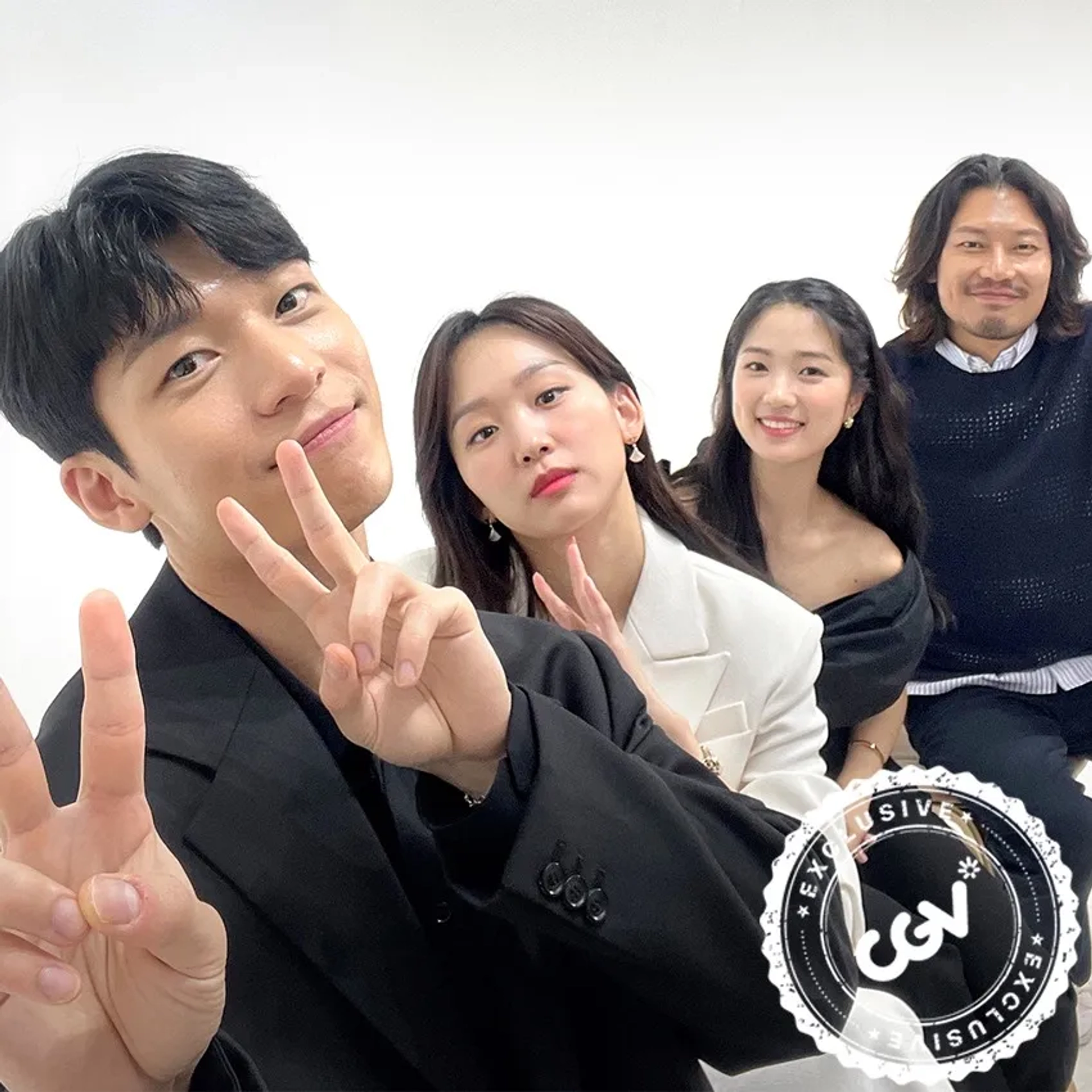Kim Hye-yoon, Park Hoon, Jin Ki-joo, and Wi Ha-joon at an event for Midnight (2021)