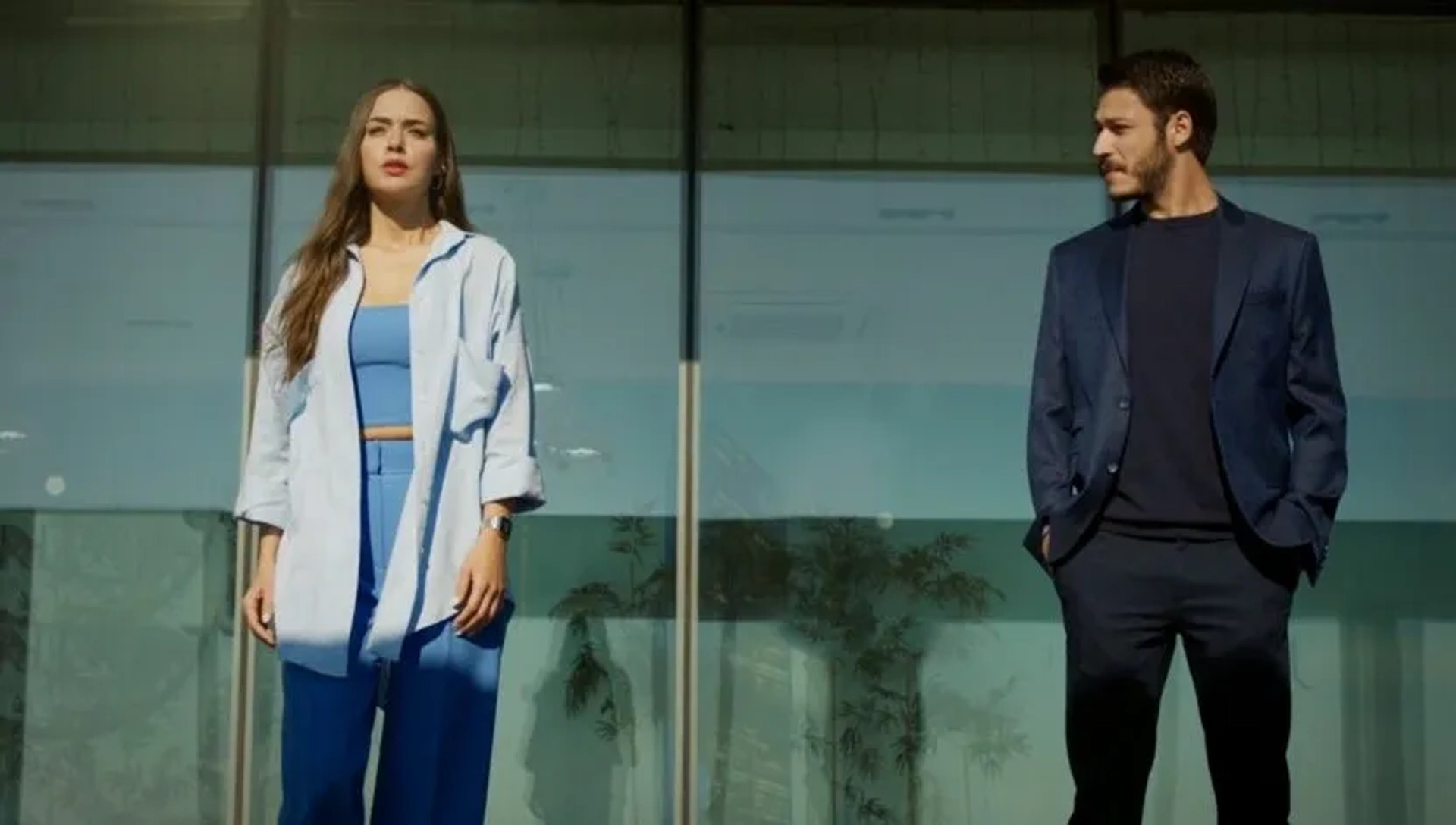 Bensu Soral and Kubilay Aka in Glass Ceilings (2021)