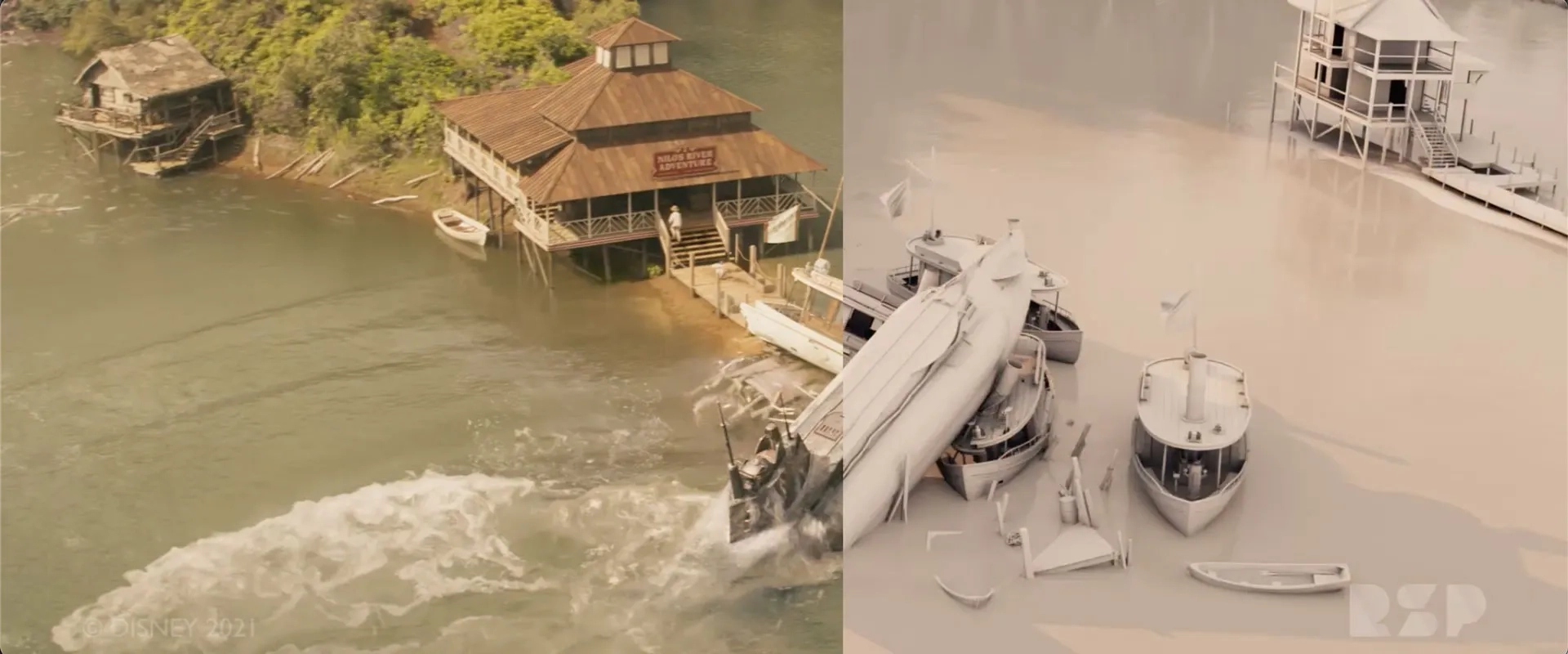 جلوه های ویژه فیلم گشت و گذار در جنگل ۲۰۲۱ Jungle Cruise 