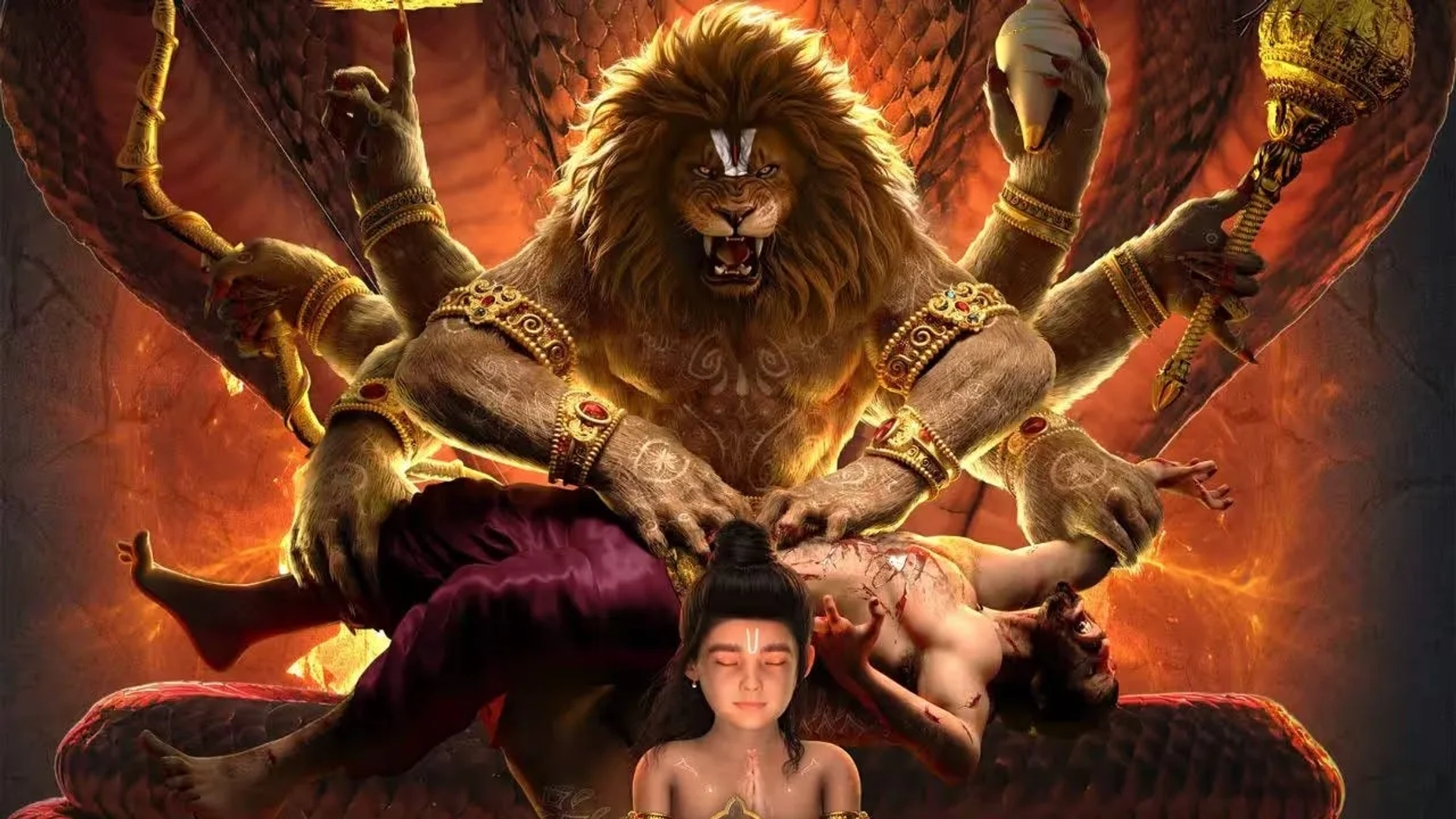  تریلر دوم فیلم ماهاواتار ناراسیمها ۲۰۲۵ Mahavatar Narsimha
