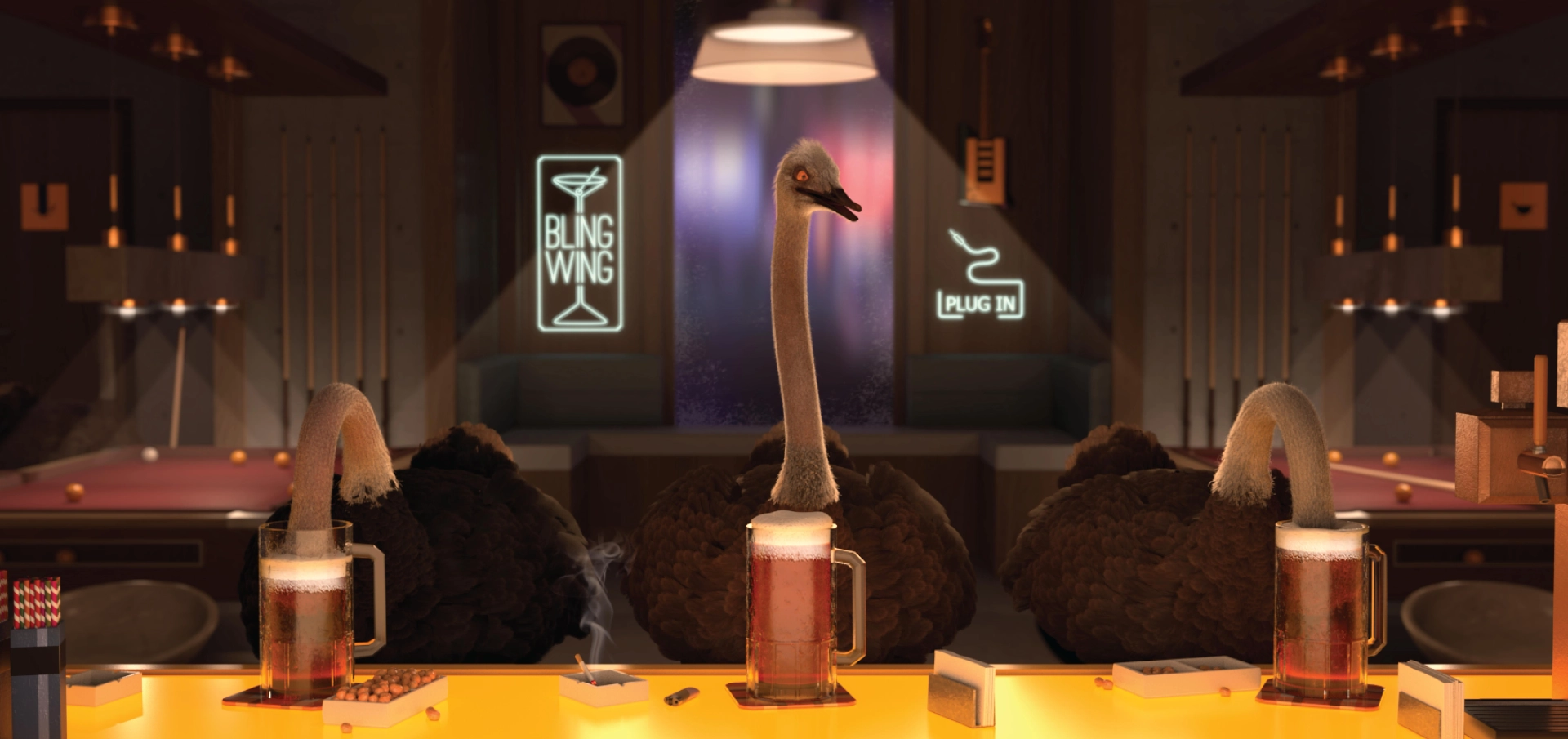 انیمیشن سیاست شترمرغ (The Ostrich Politic 2018)