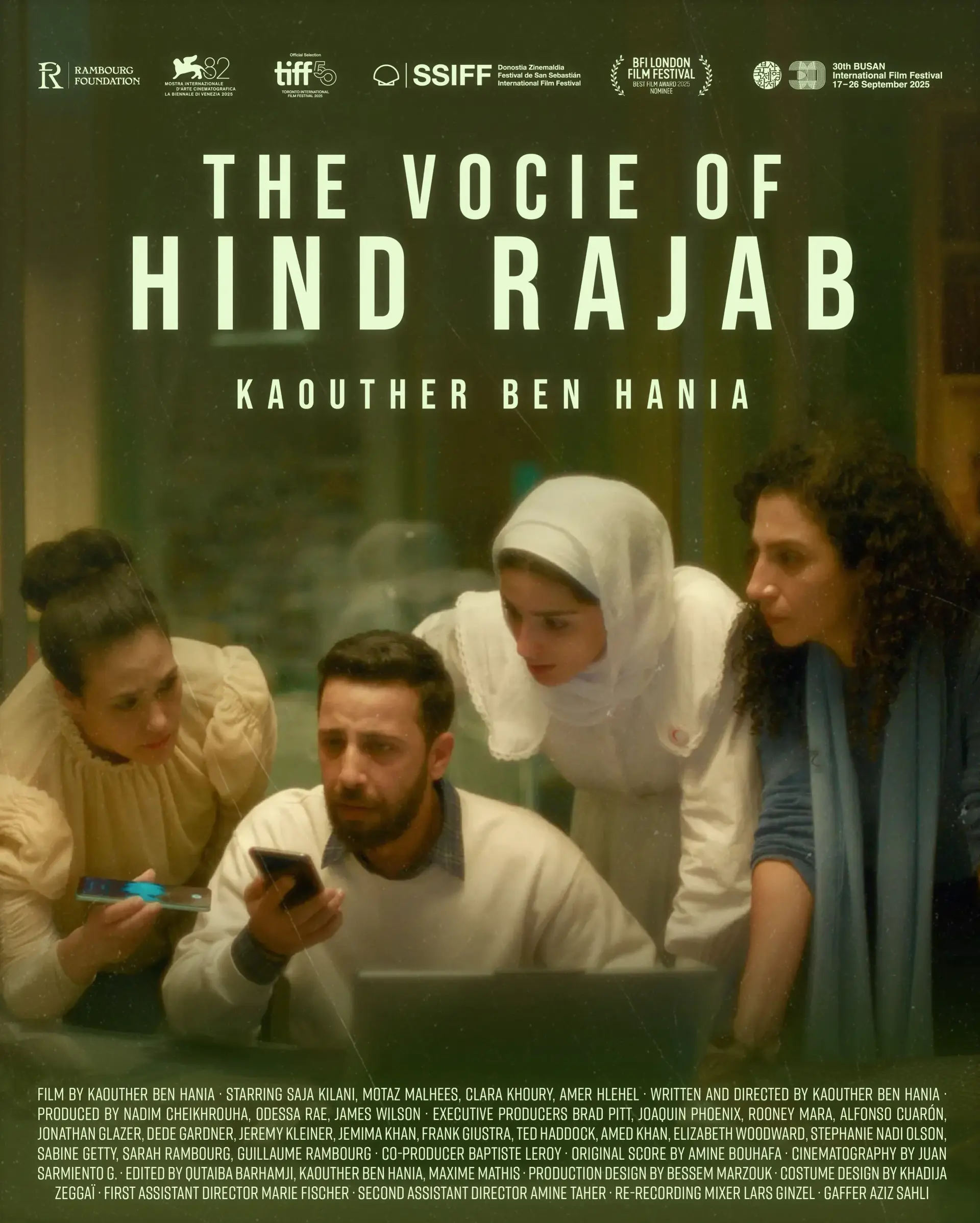 فیلم صدای هند رجب (The Voice of Hind Rajab 2025)