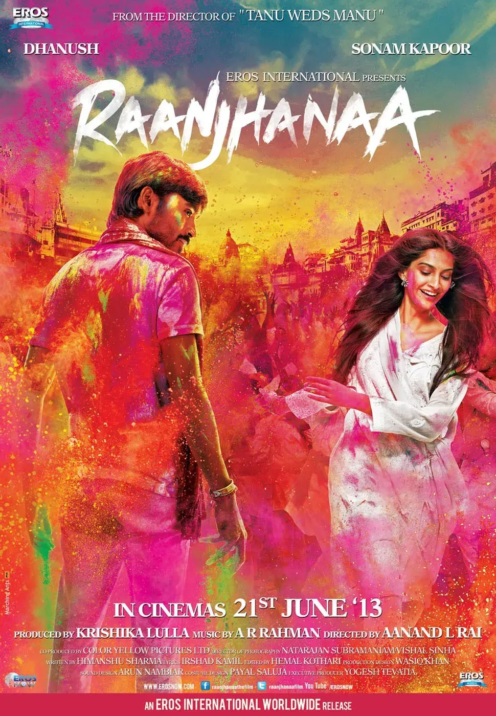 فیلم هندی دوست داشتنی (Raanjhanaa 2013)