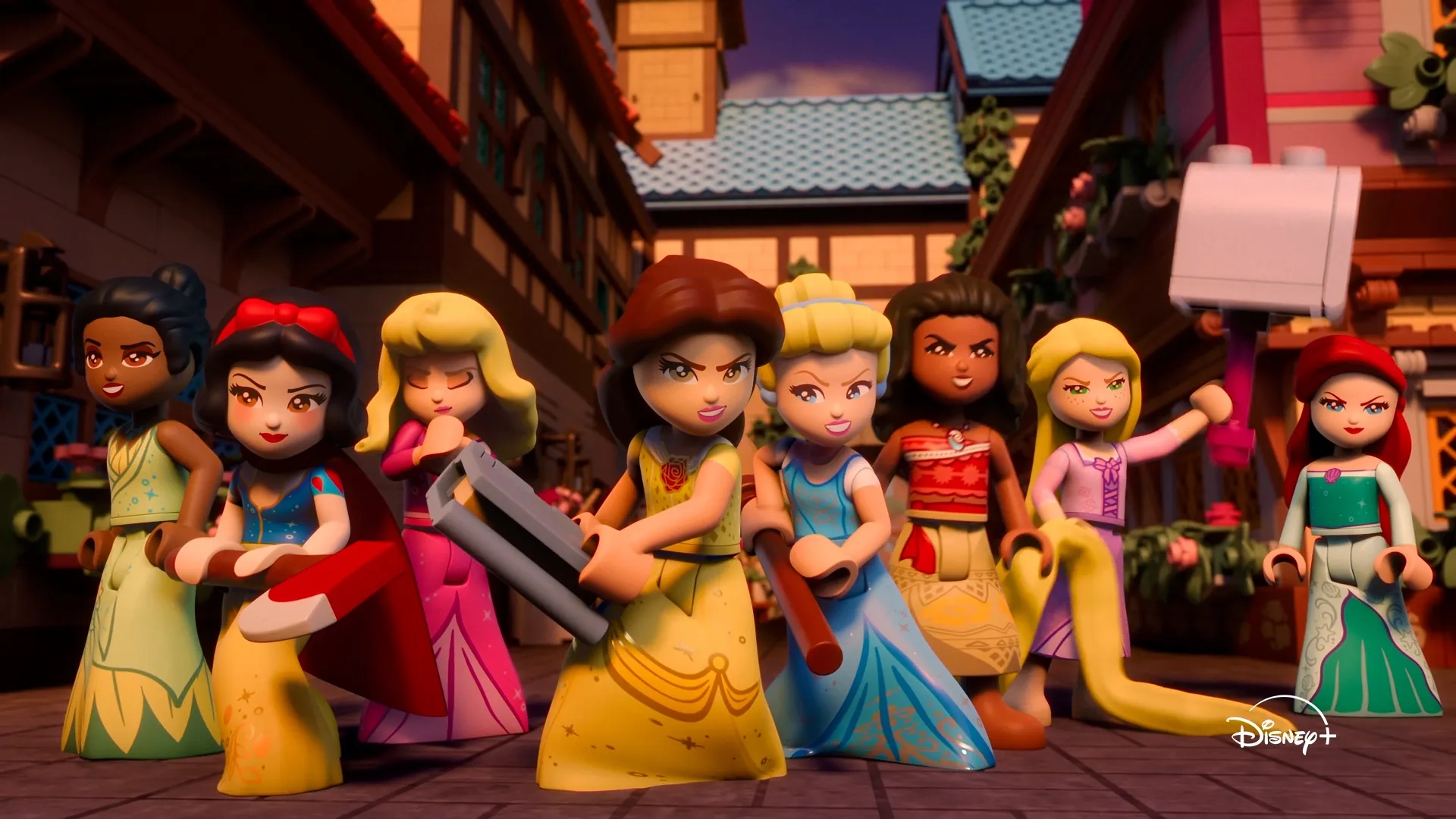 تریلر انیمیشن ویژه لگو پرنسس دیزنی اتحاد شروران ۲۰۲۵ LEGO Disney Princess Villains Unite