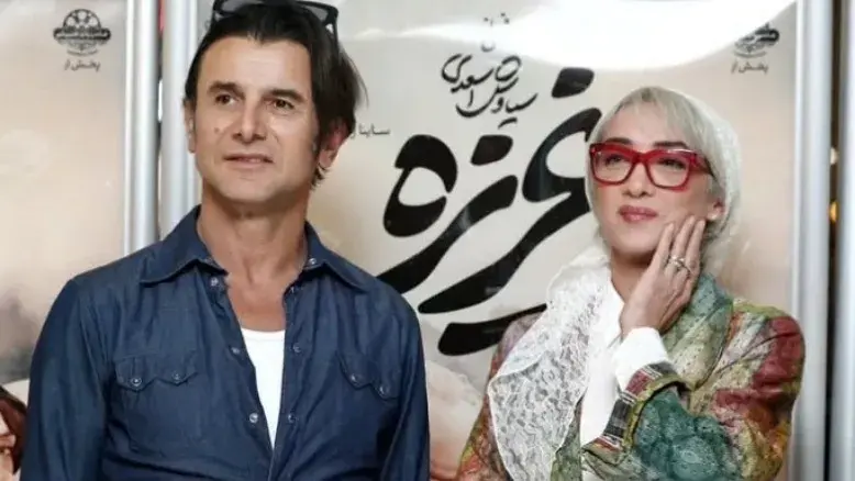 تصاویر دو ستاره فیلم سینمایی «غریزه» در پردیس سینمایی کوروش