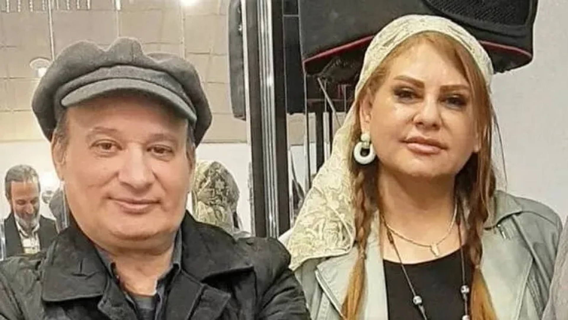 تصویر وایرال شهرام لاسمی (قلقلی) در کنار همسرش