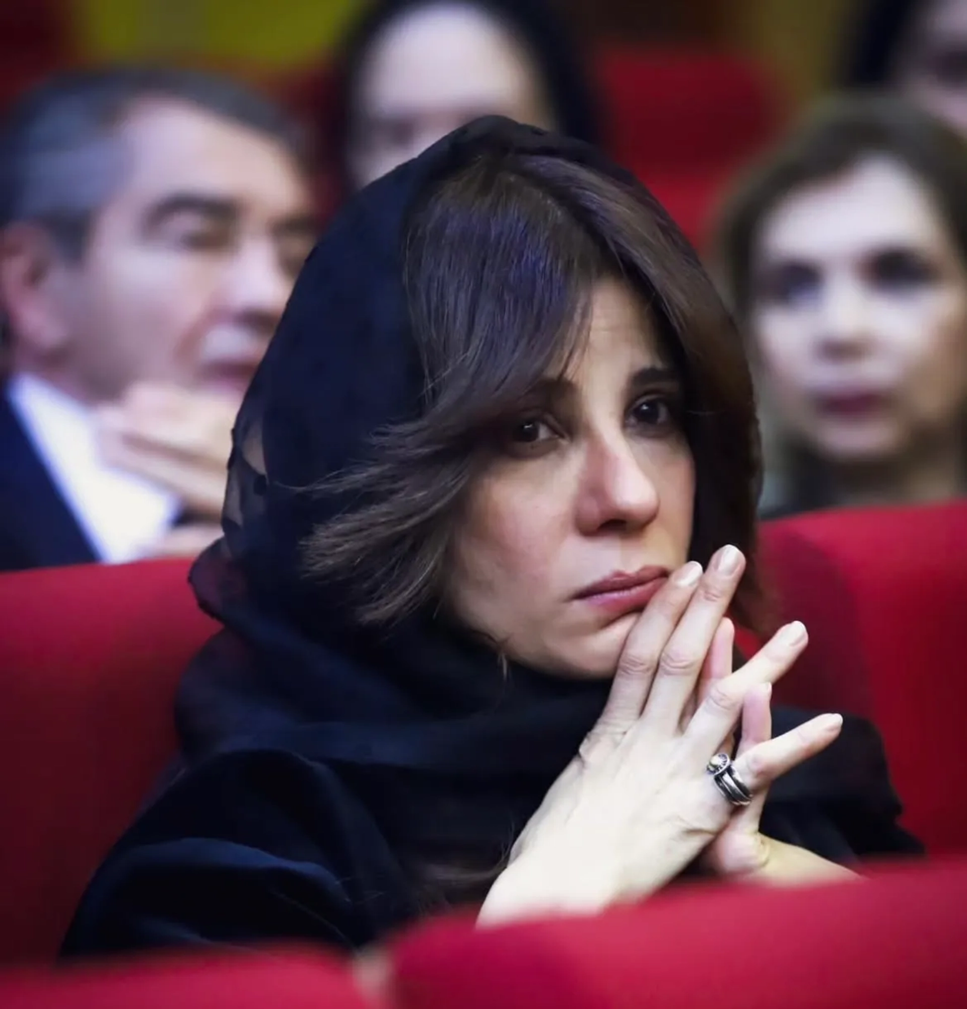 تصاویر غمگین هنرمندان مشهور در مراسم یادبود همایون ارشادی 2