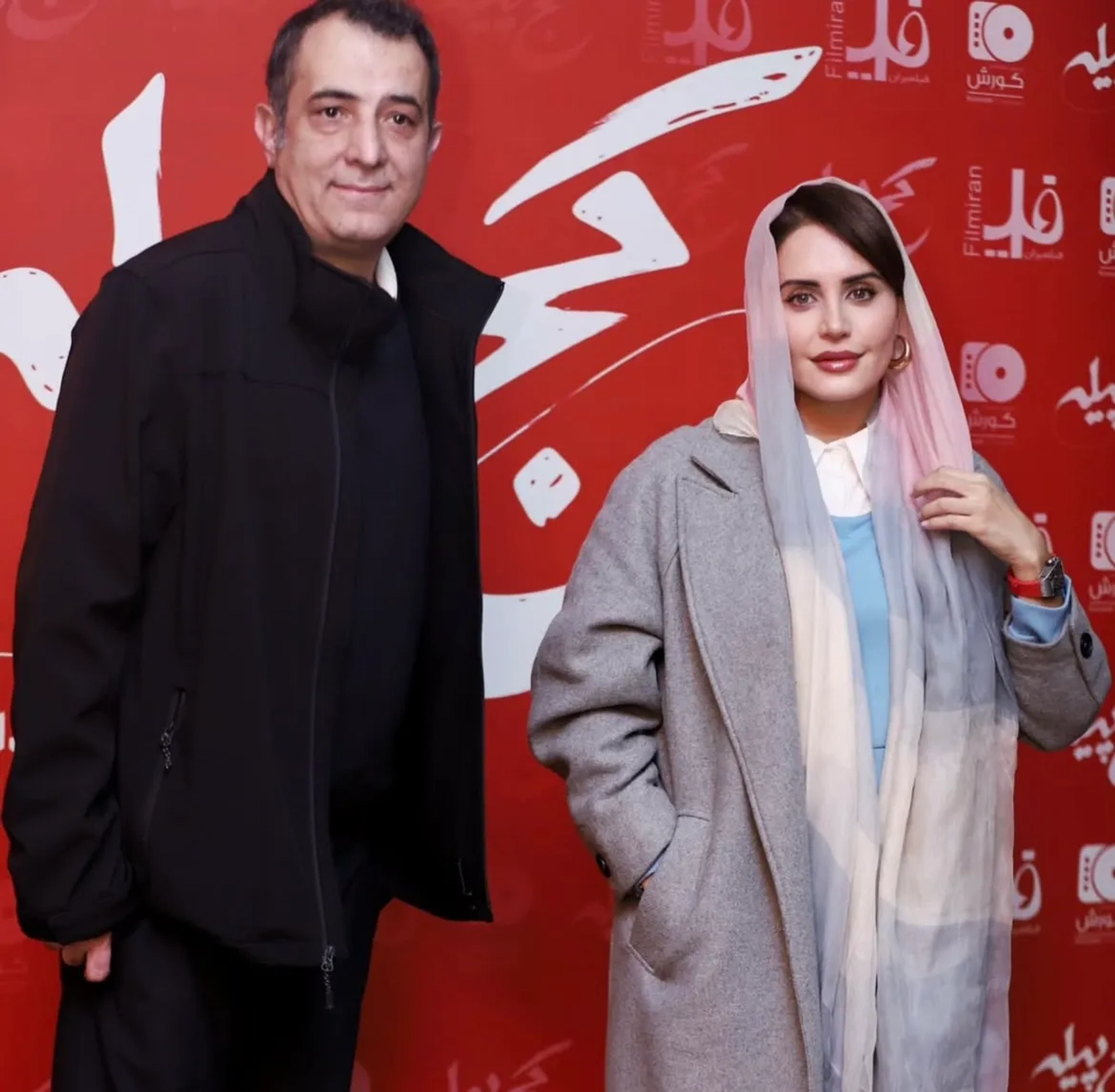 قاب صمیمانه بازیگران فیلم کج‌پیله را در اکران مردمی فیلم ببینید! 3