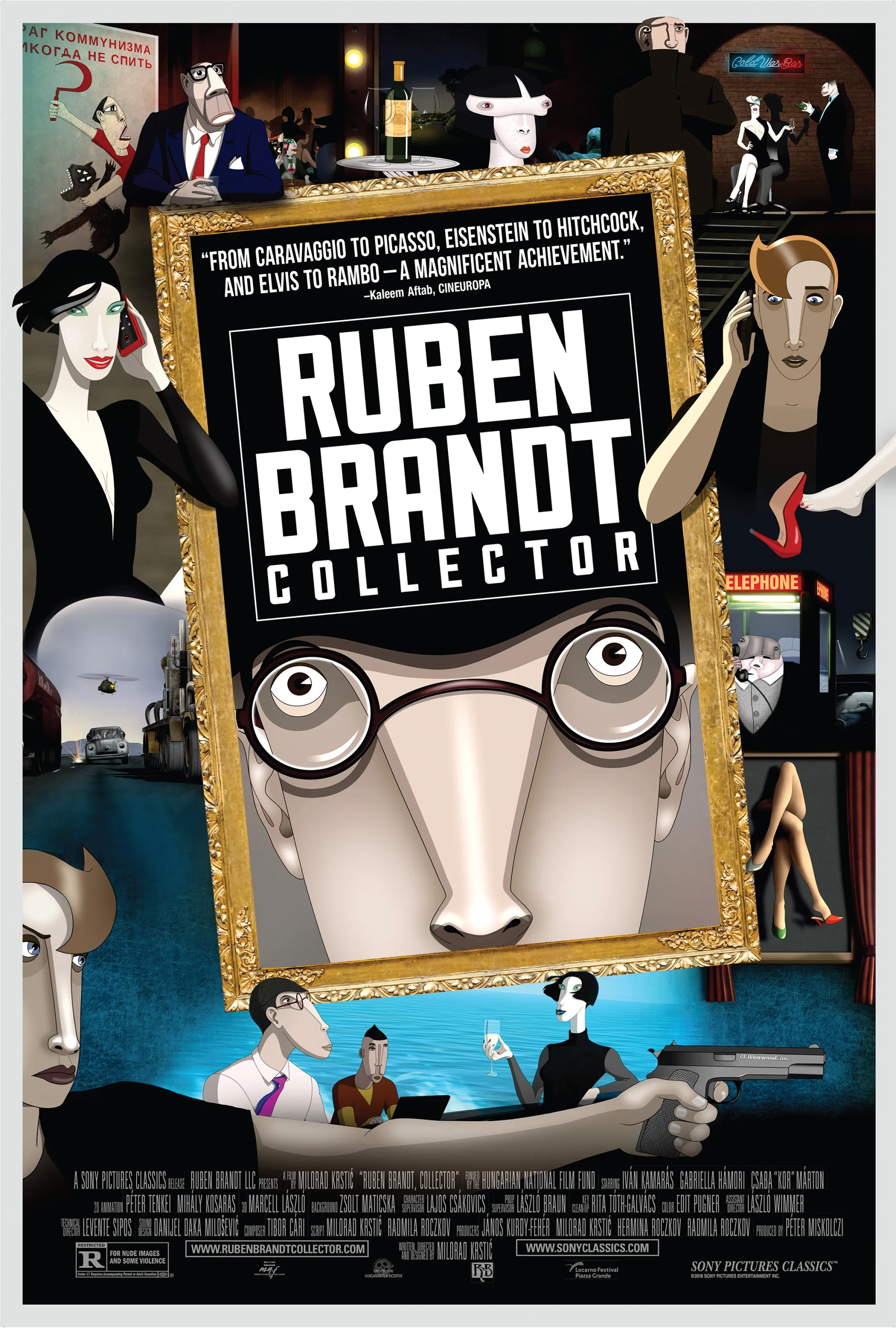 انیمیشن روبن برانت کلکتور (Ruben Brandt, Collector 2018)