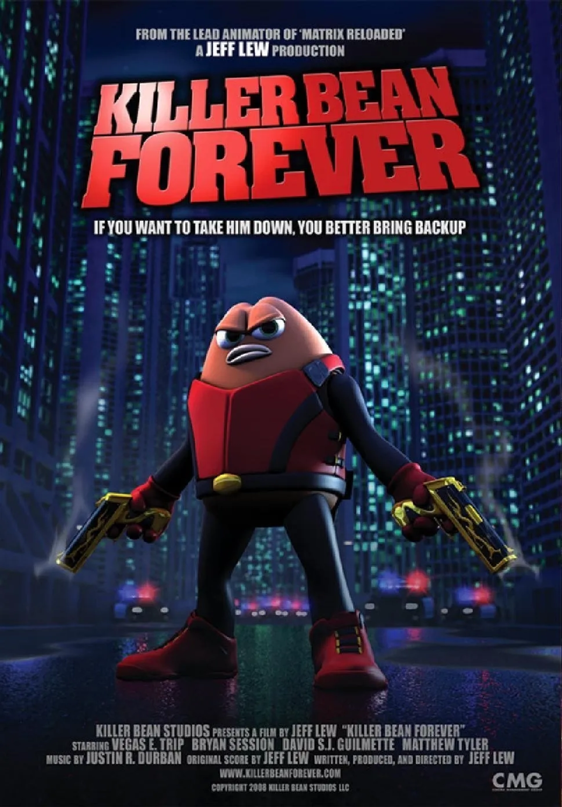 انیمیشن لوبیای هفت تیرکش (Killer Bean Forever 2008)