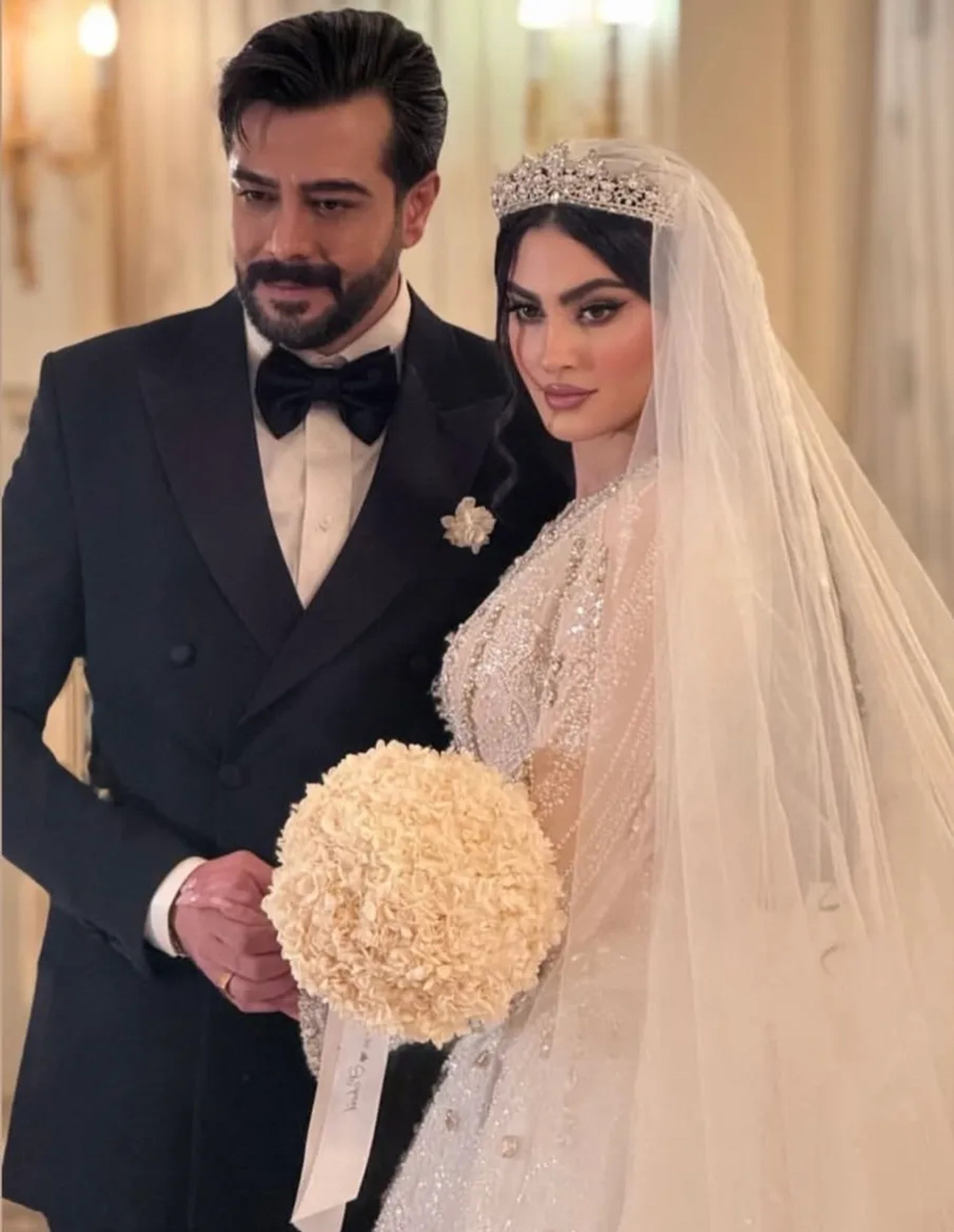 اجرای دابسمش یار مبارک بادا توسط مریم مومن درروز عروسی خود